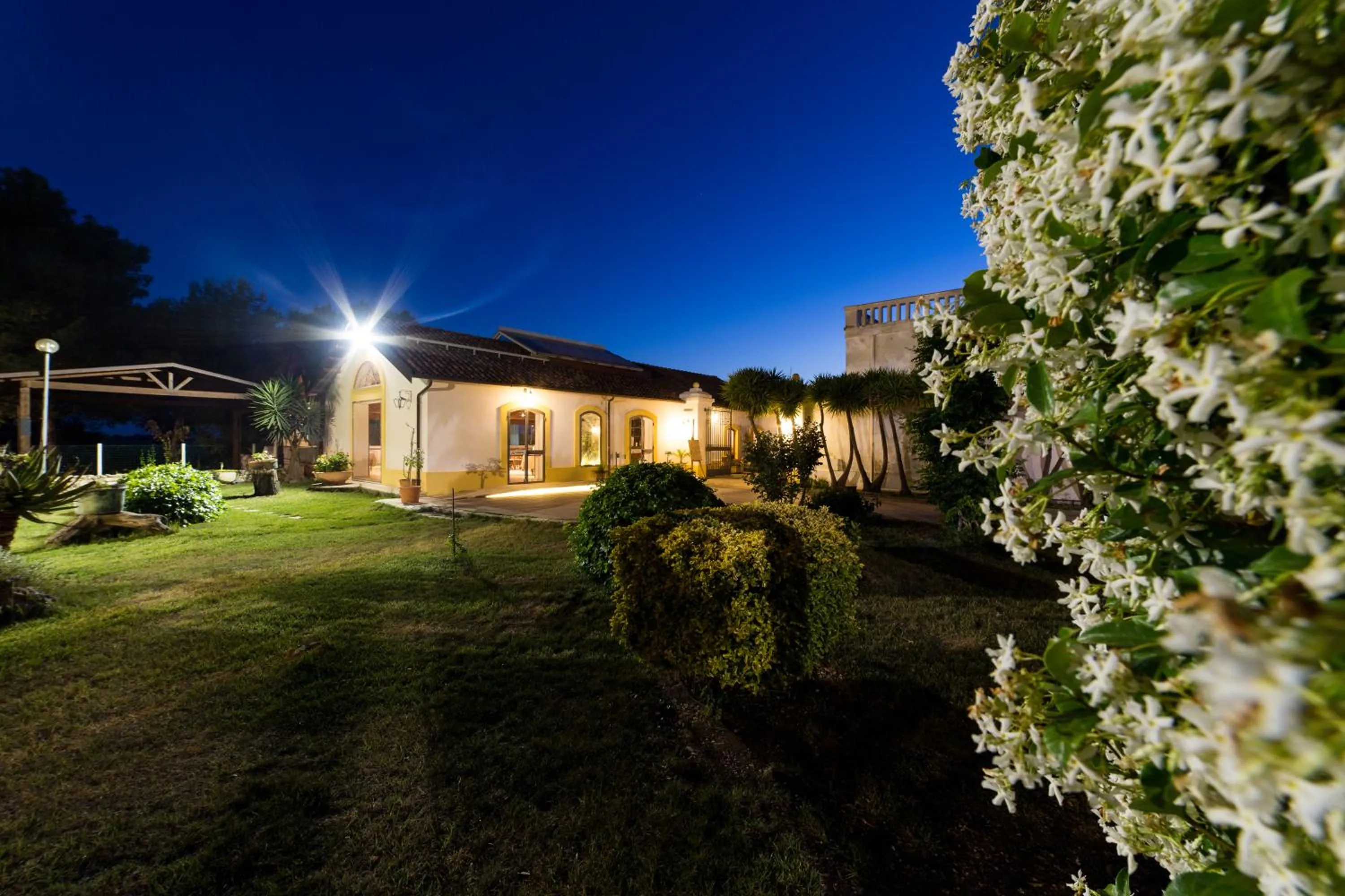 Garden in Tenuta del Barco WineRestaurant and Hospitality