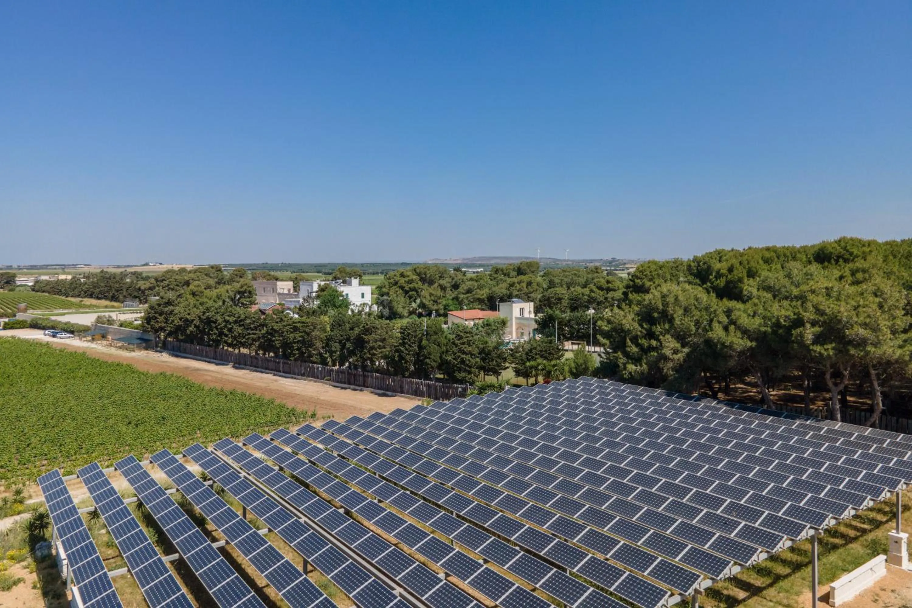 Parking in Tenuta del Barco WineRestaurant and Hospitality