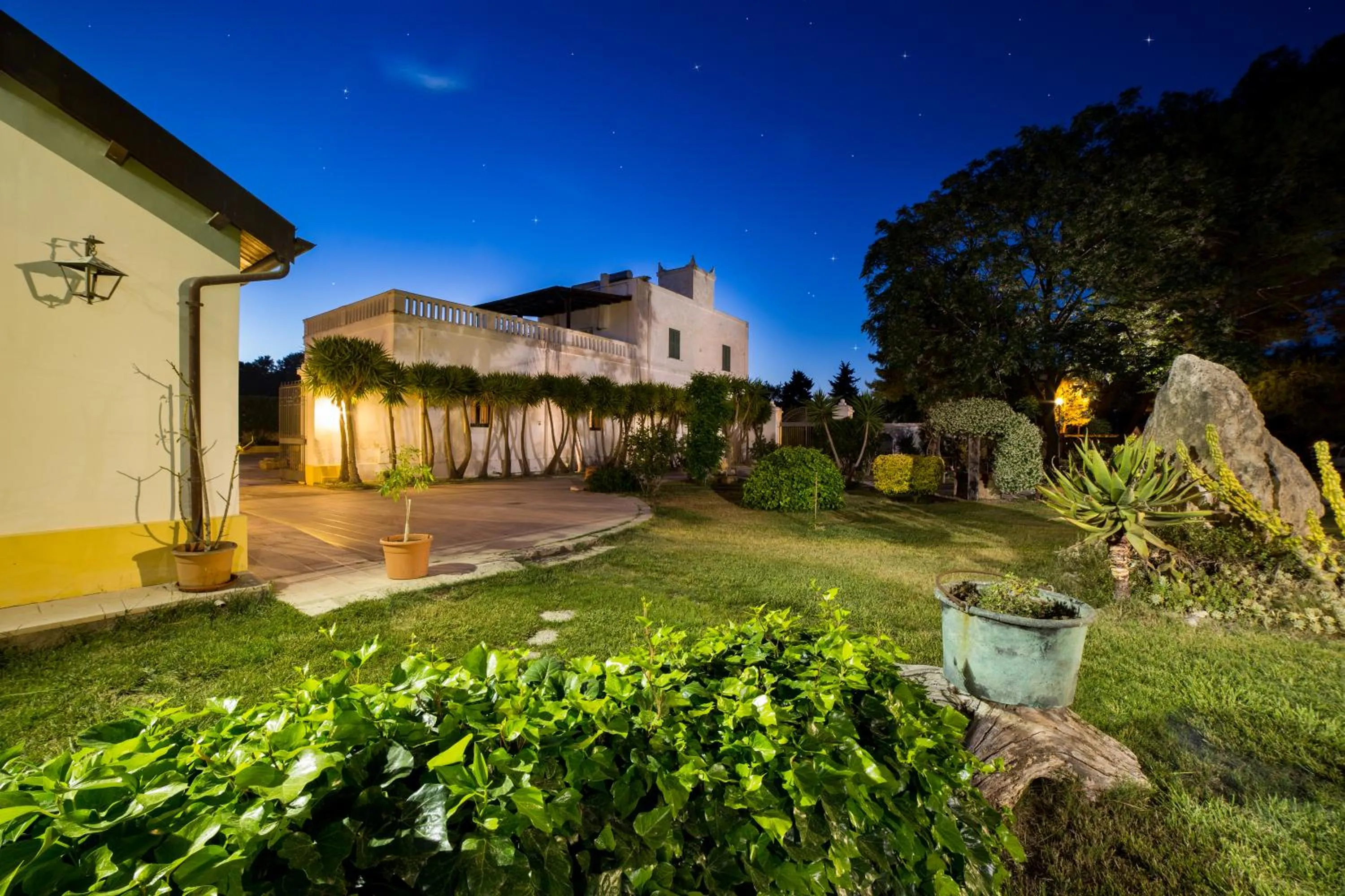 Garden in Tenuta del Barco WineRestaurant and Hospitality