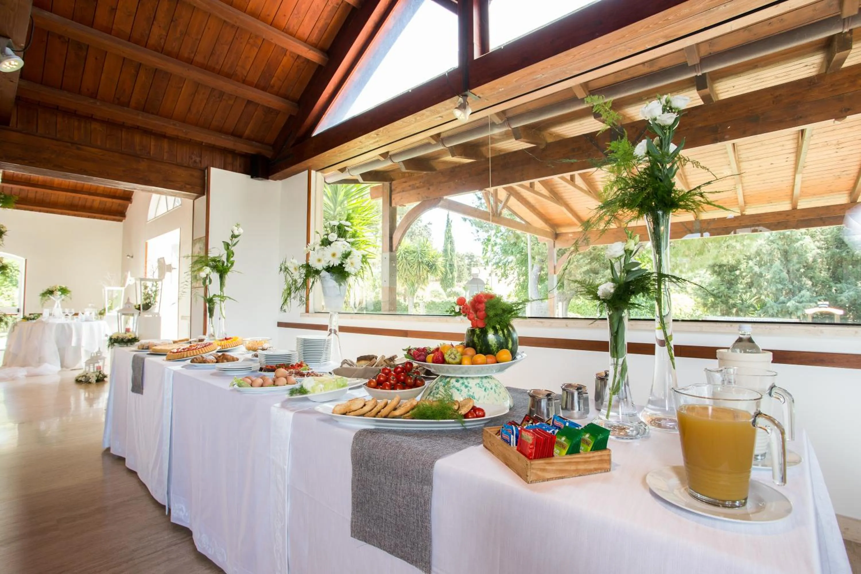 Buffet breakfast in Tenuta del Barco WineRestaurant and Hospitality