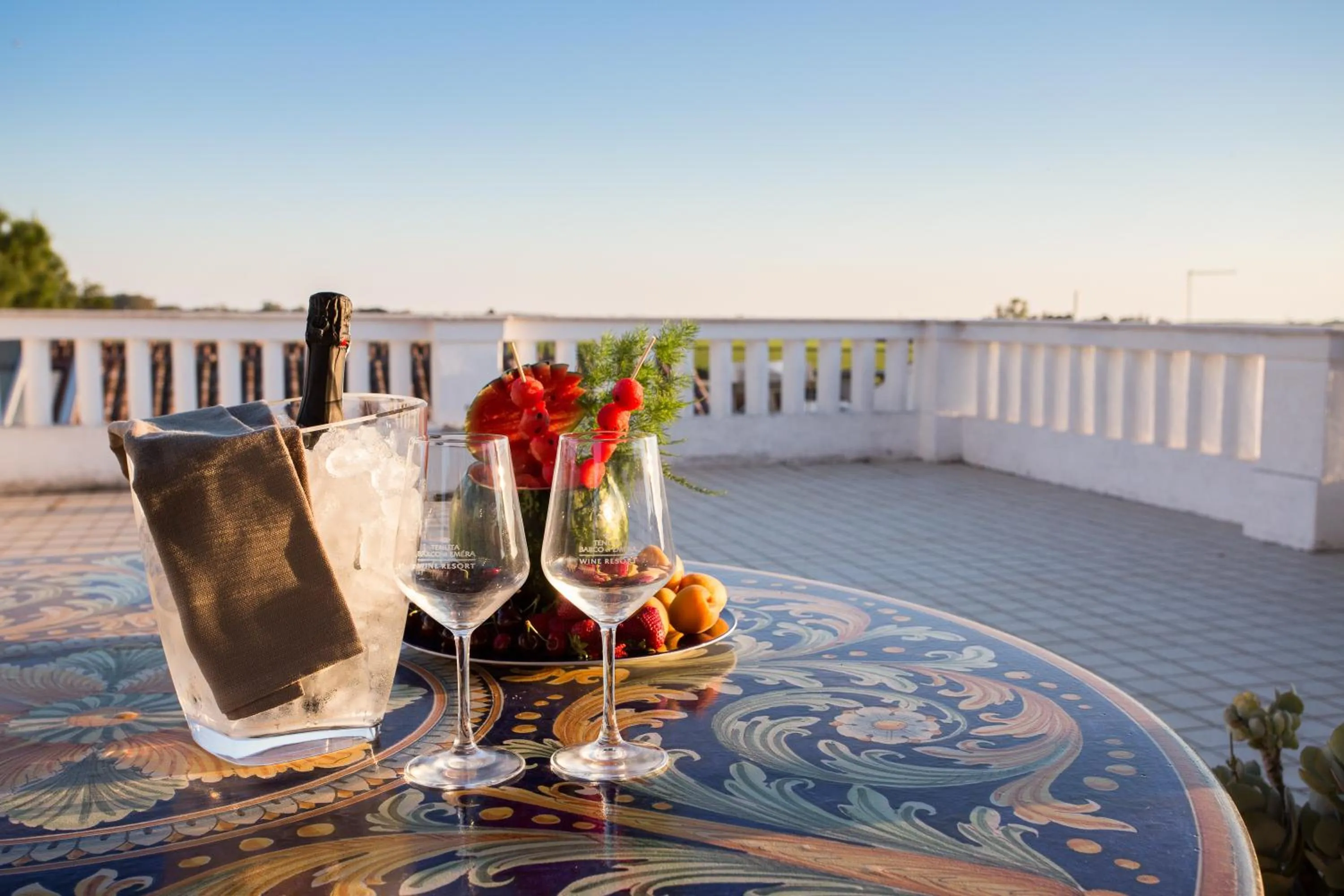 Decorative detail in Tenuta del Barco WineRestaurant and Hospitality