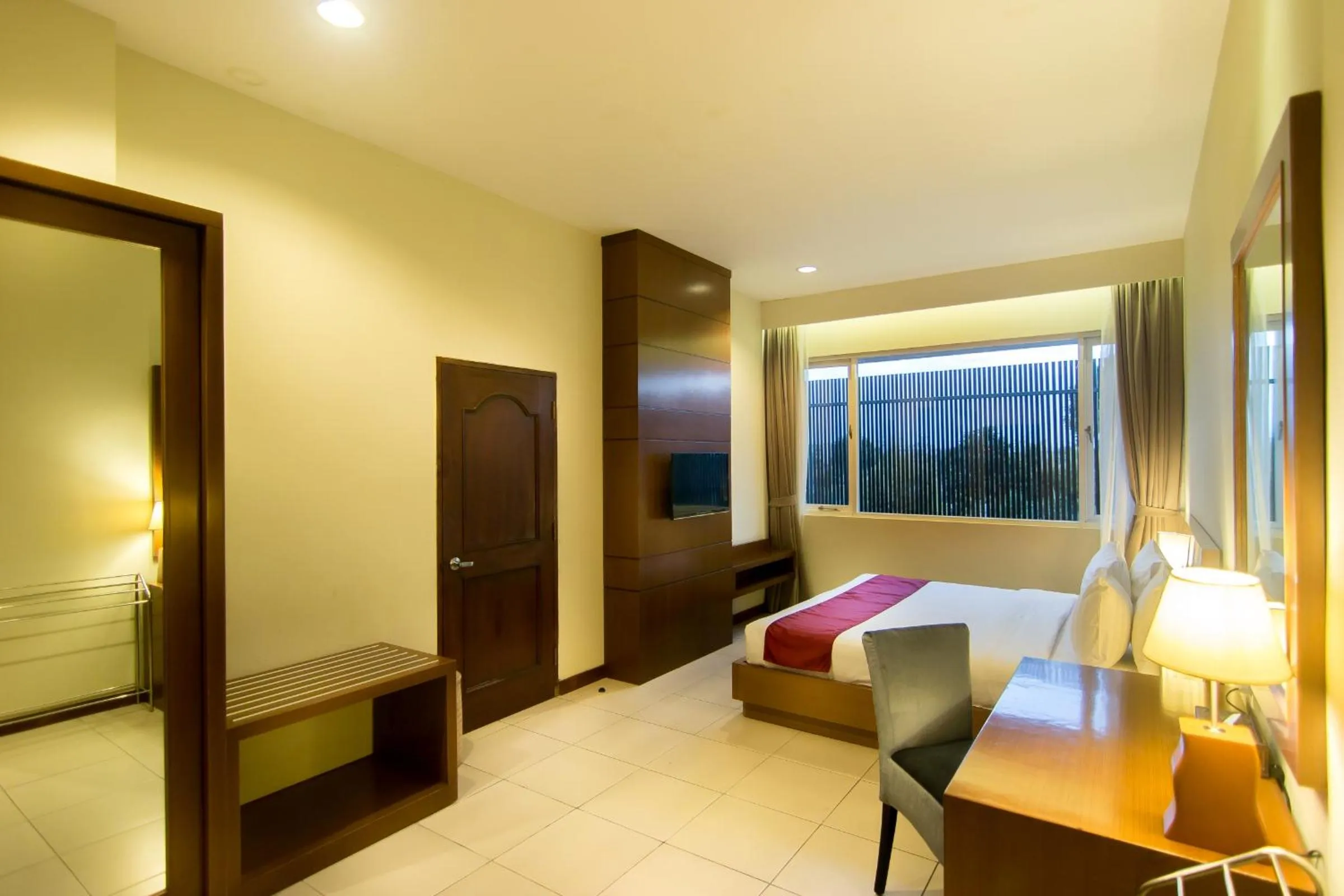 Bedroom in Seminyak Square Hotel And Villas