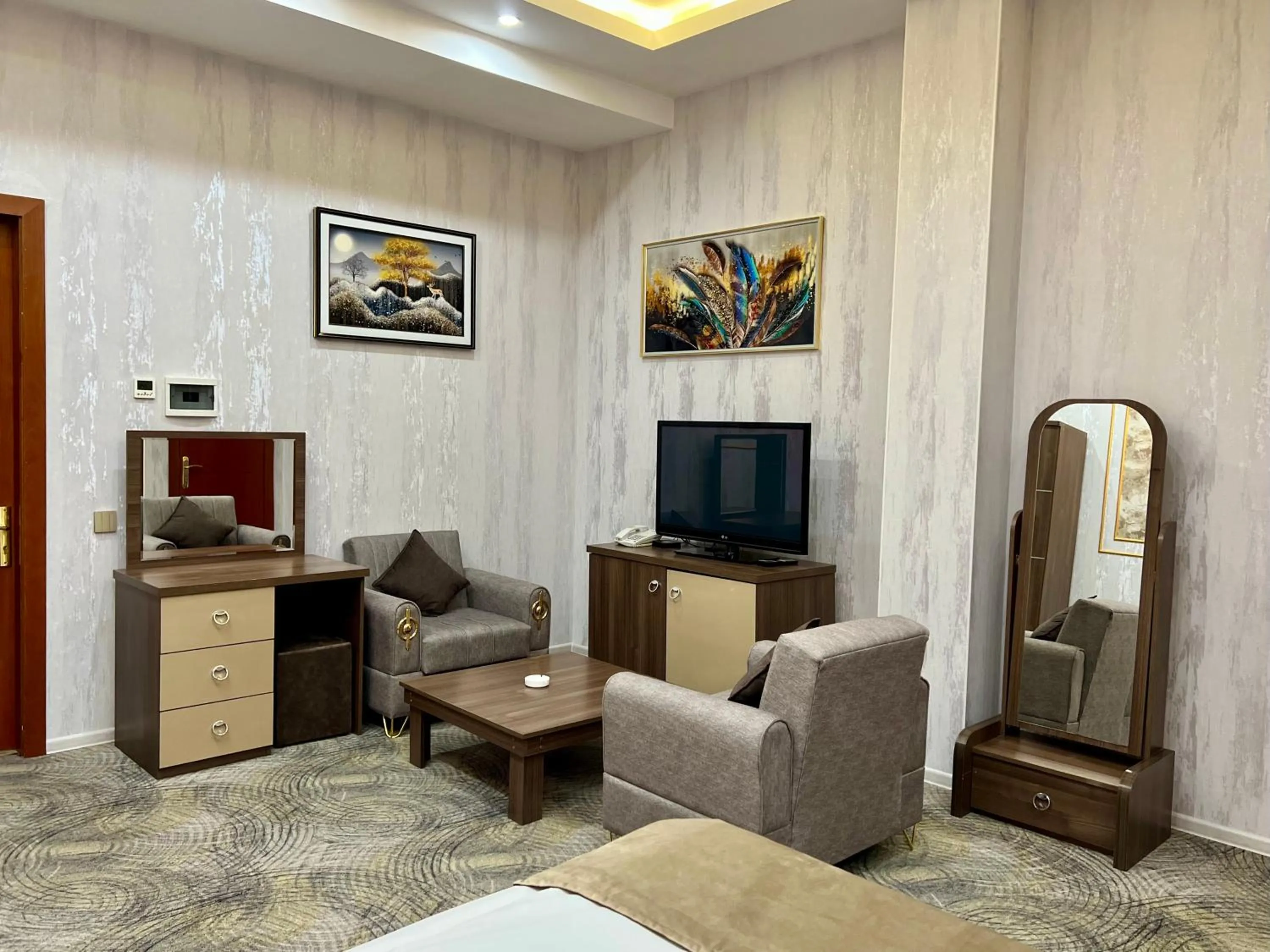 Seating area in Royal Mansion Hotel