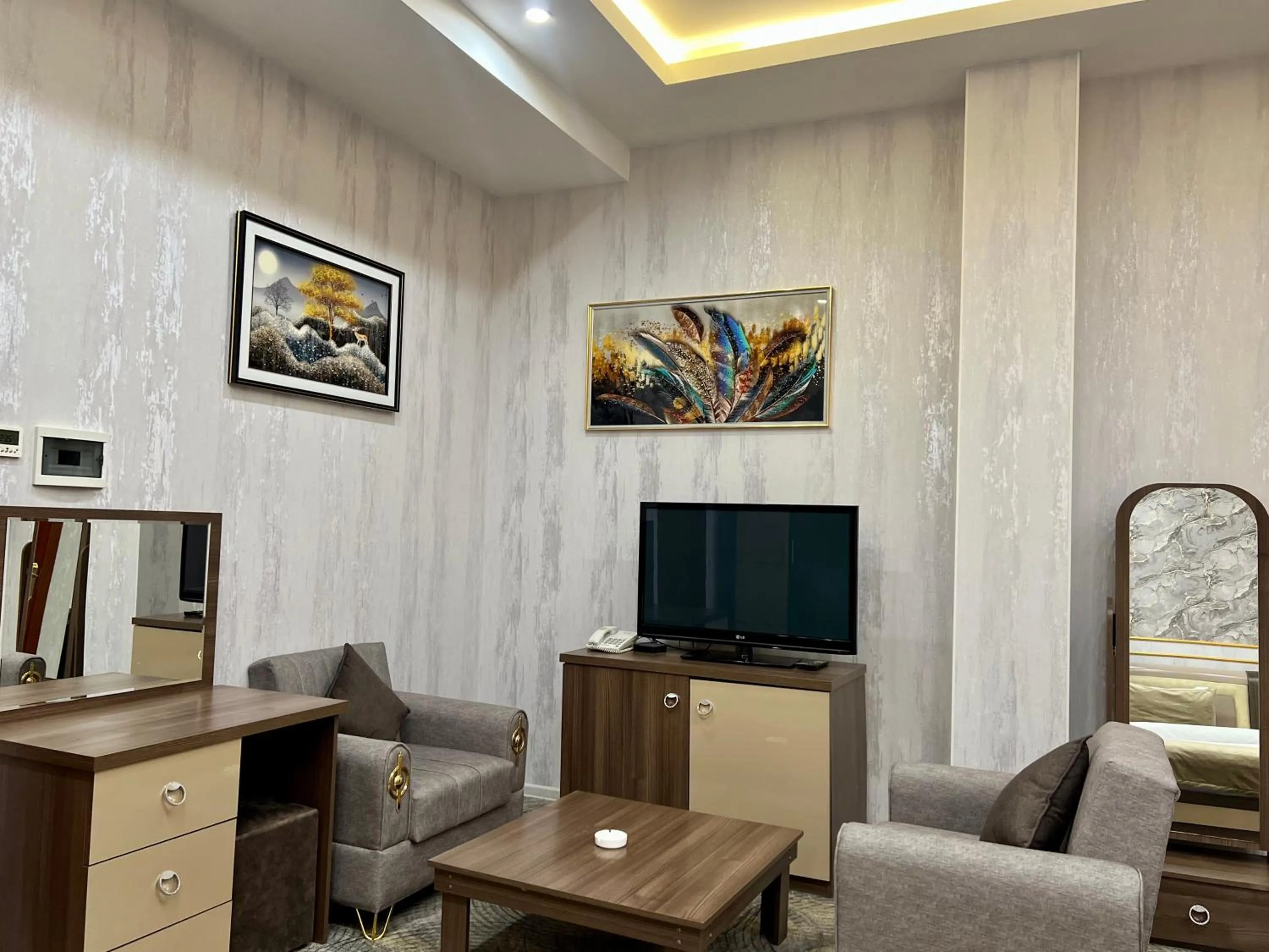 Seating area in Royal Mansion Hotel