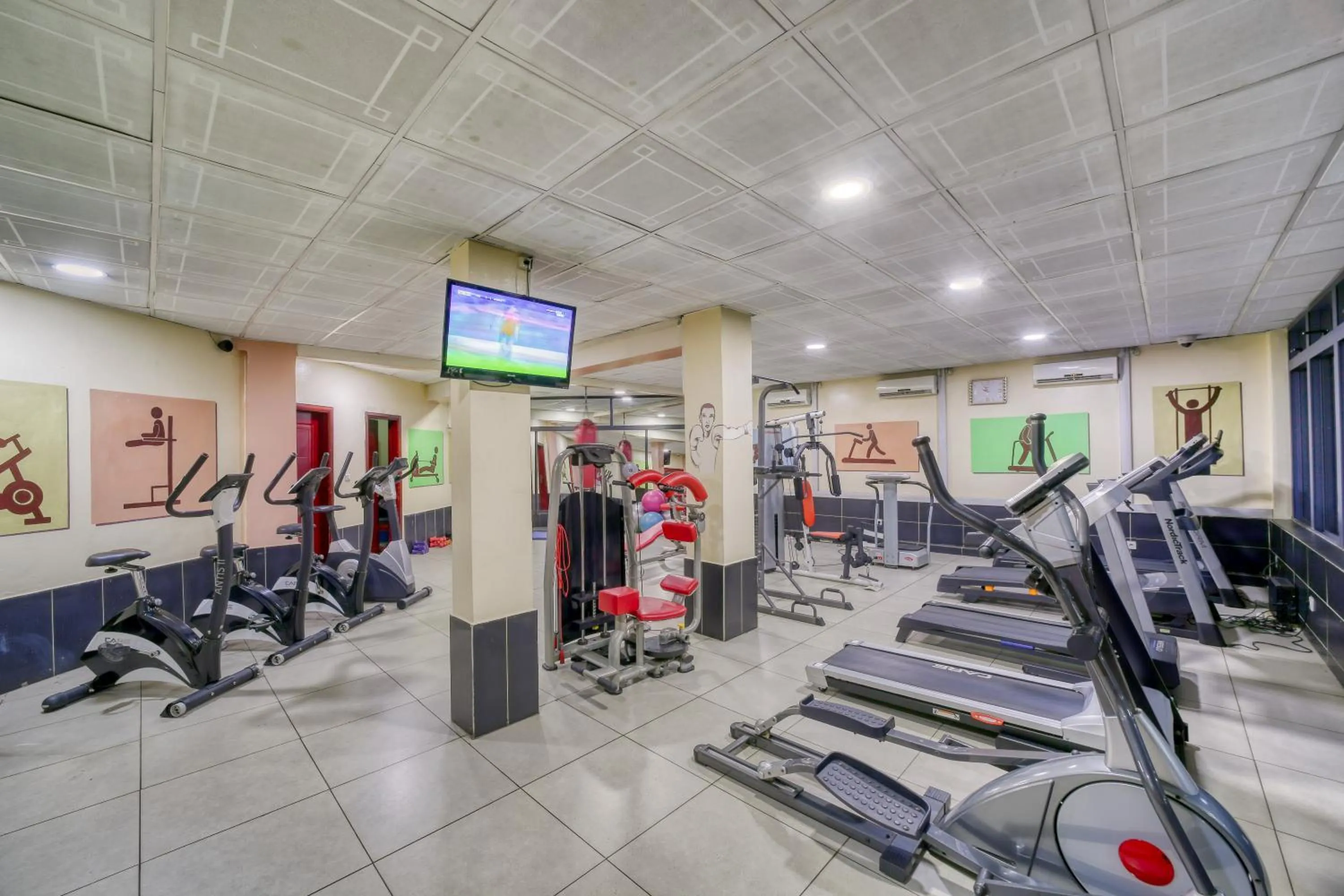 Fitness centre/facilities in Hotel La Falaise Yaounde
