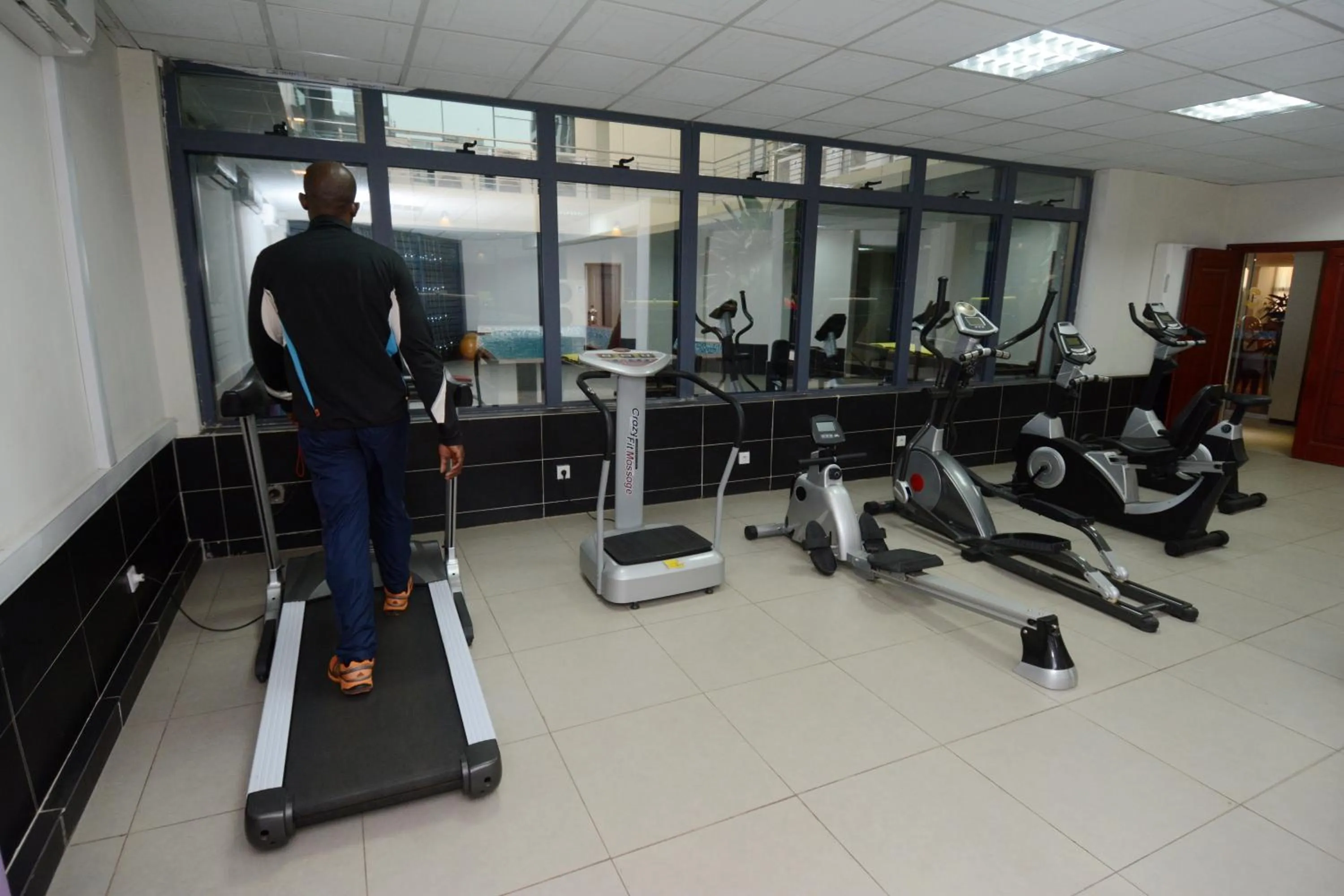 Fitness centre/facilities in Hotel La Falaise Yaounde