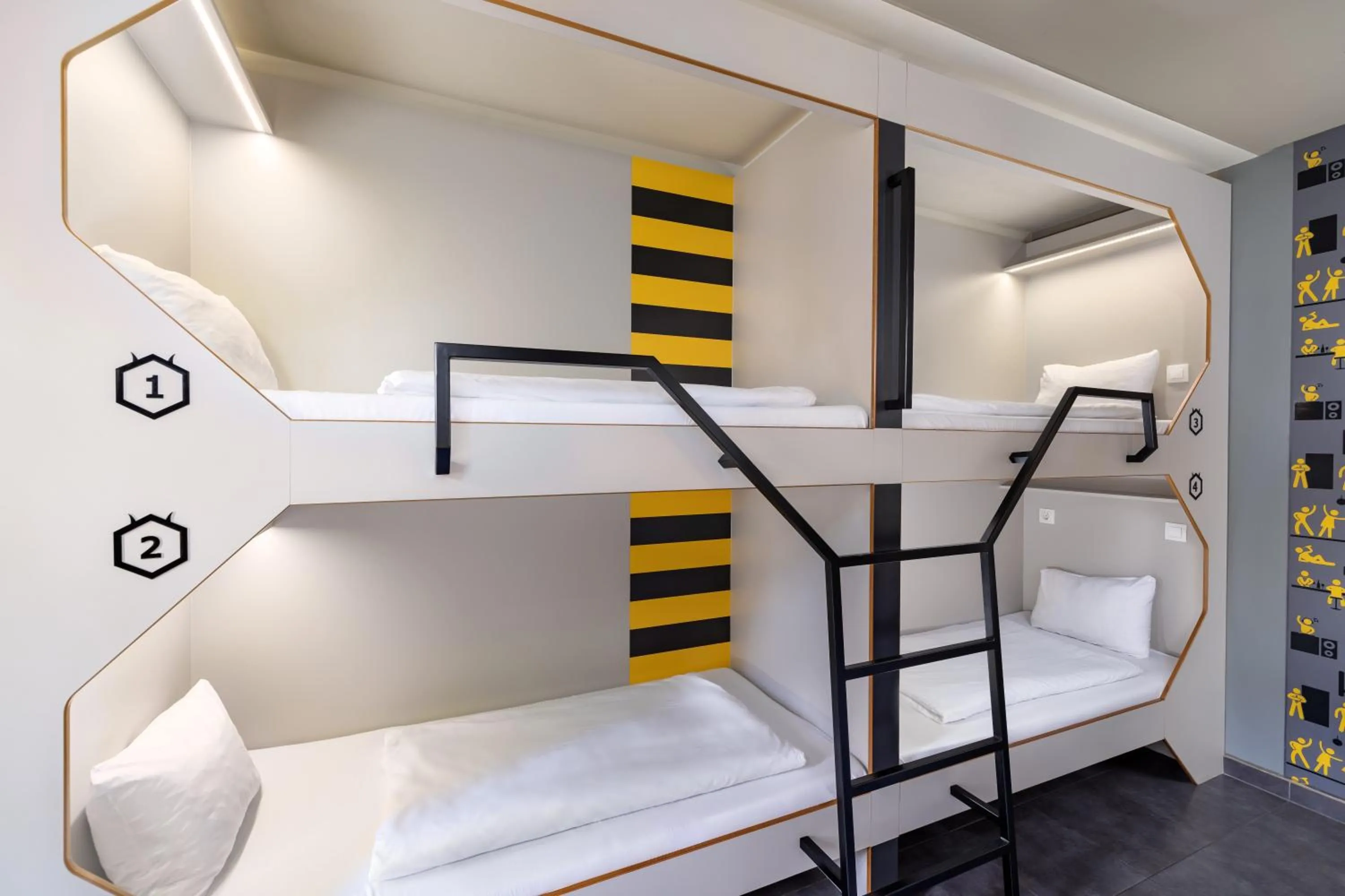 Bed in The Hive Party Hostel Budapest