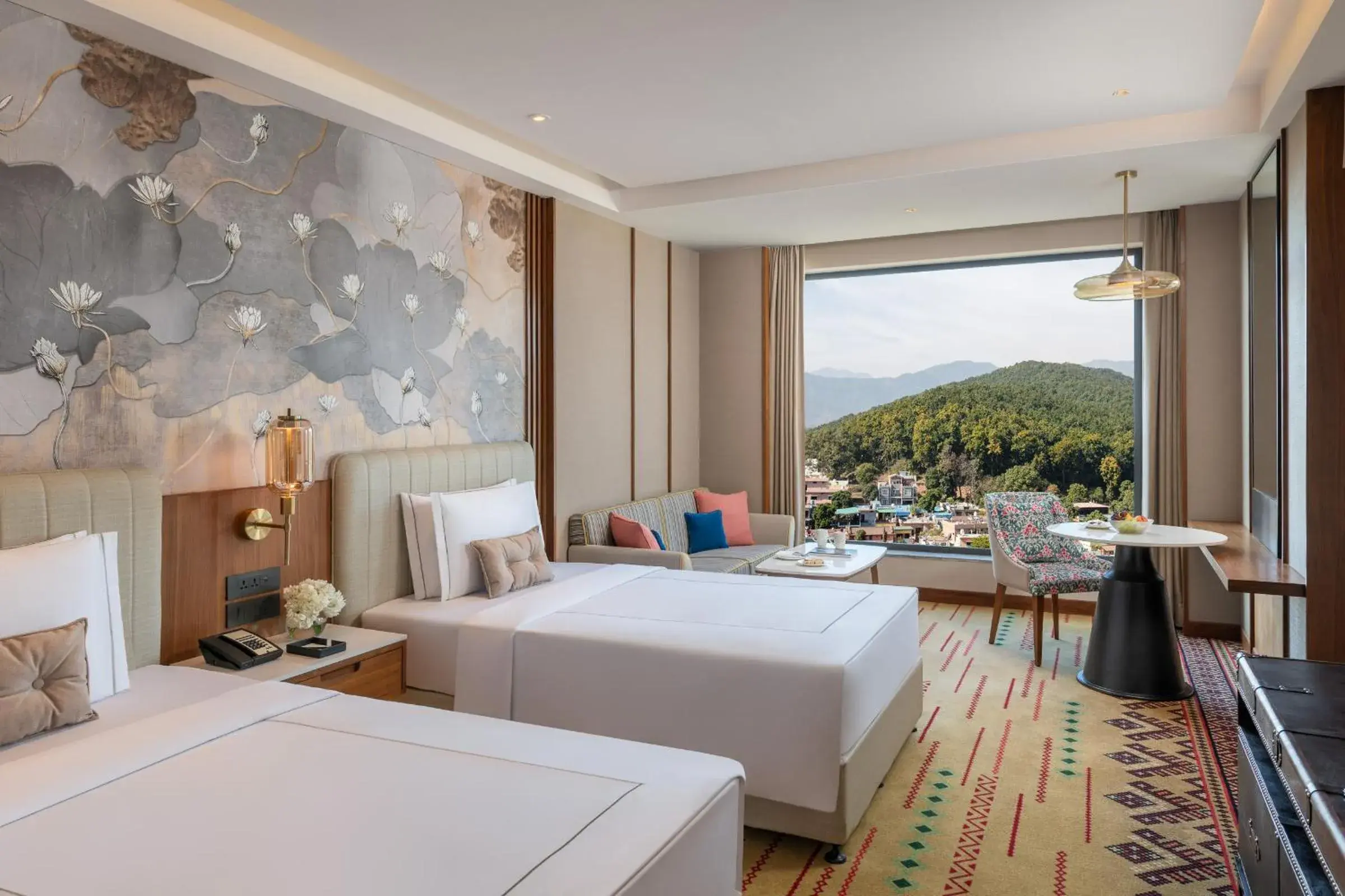 Luxury Room twin Bed in Taj Mussoorie Foothills, Dehradun Luxury Room twin Bed in Taj Mussoorie Foothills, Dehradun