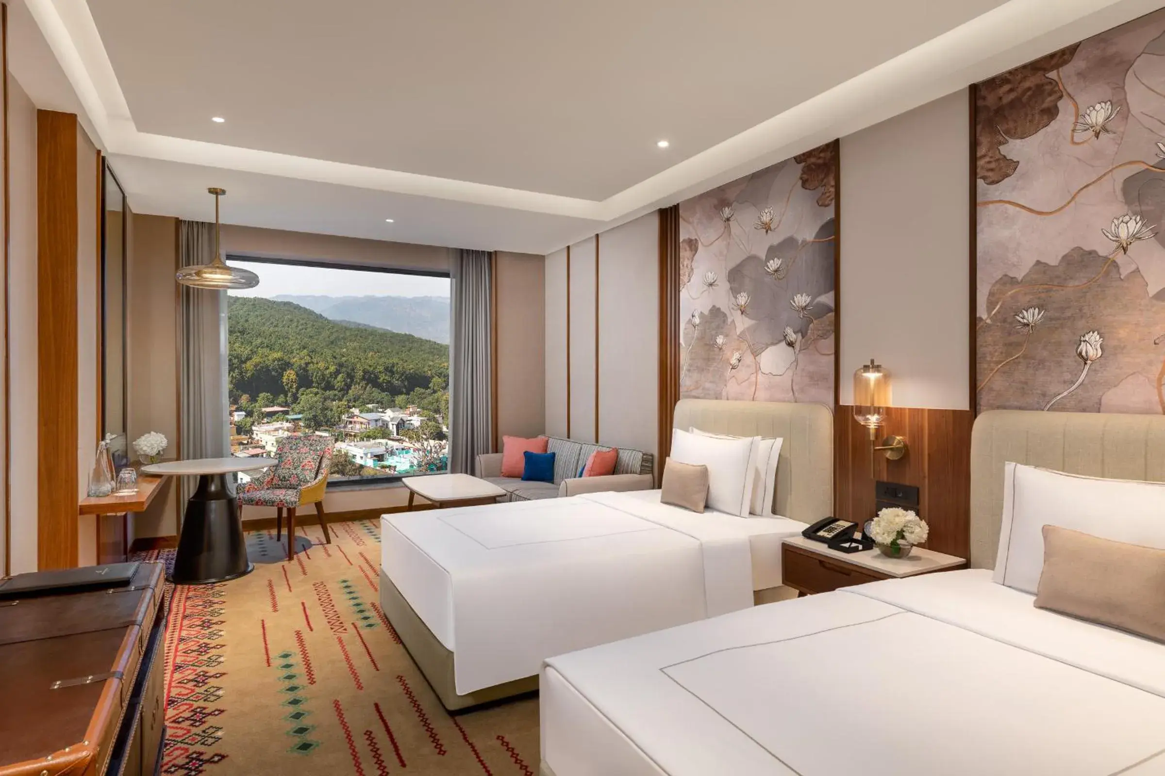 Luxury Room twin Bed in Taj Mussoorie Foothills, Dehradun Luxury Room twin Bed in Taj Mussoorie Foothills, Dehradun