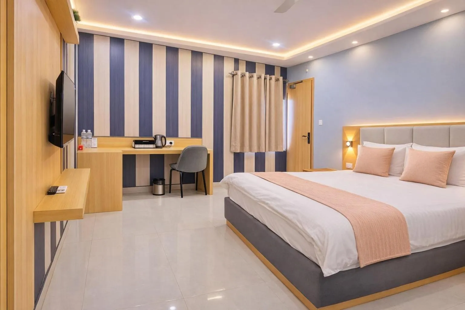 Bed in Hotel Manas Inn