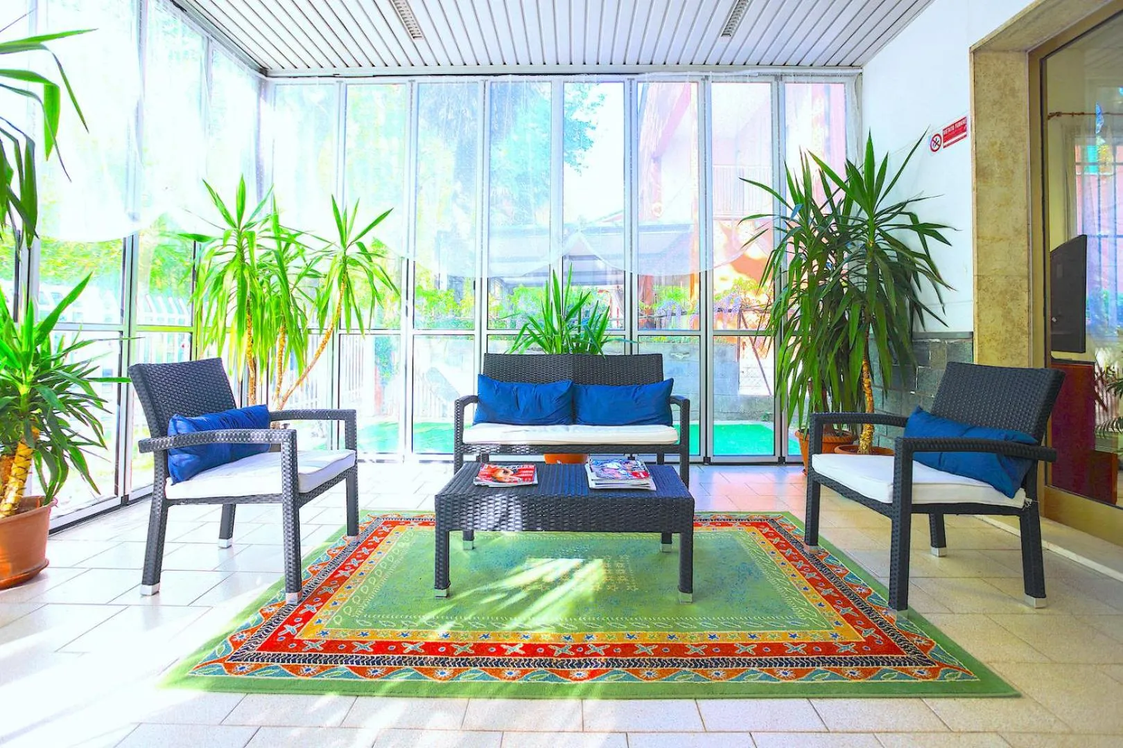 Lobby or reception in Hotel Majorca