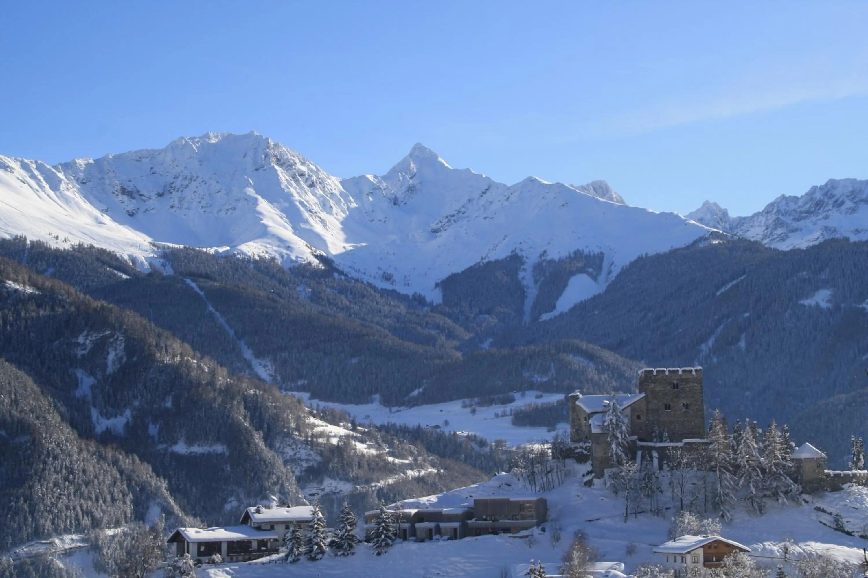 Natural landscape in Refugio Laudegg