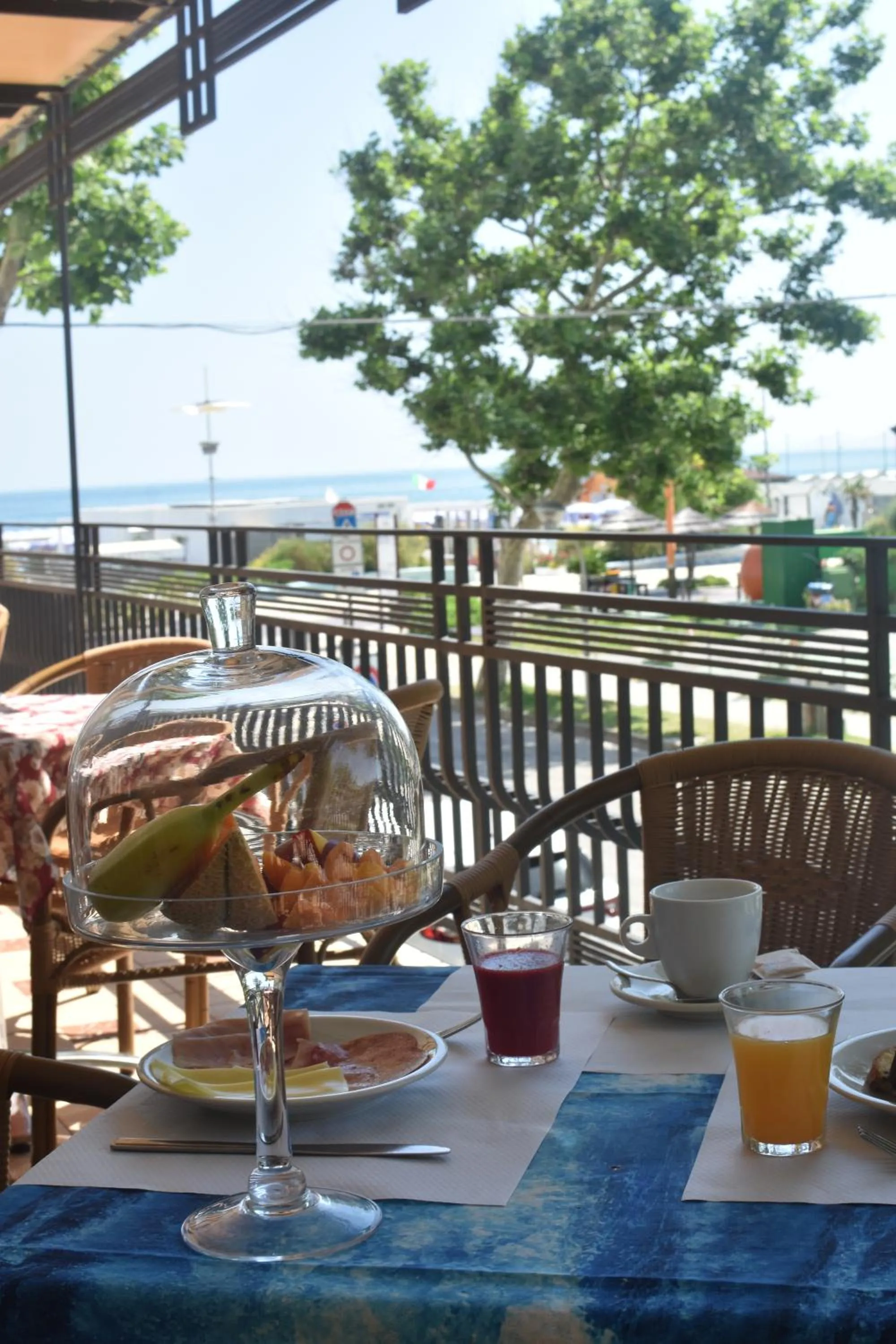Balcony/Terrace in Hotel Bristol - a 30 mt dalla spiaggia
