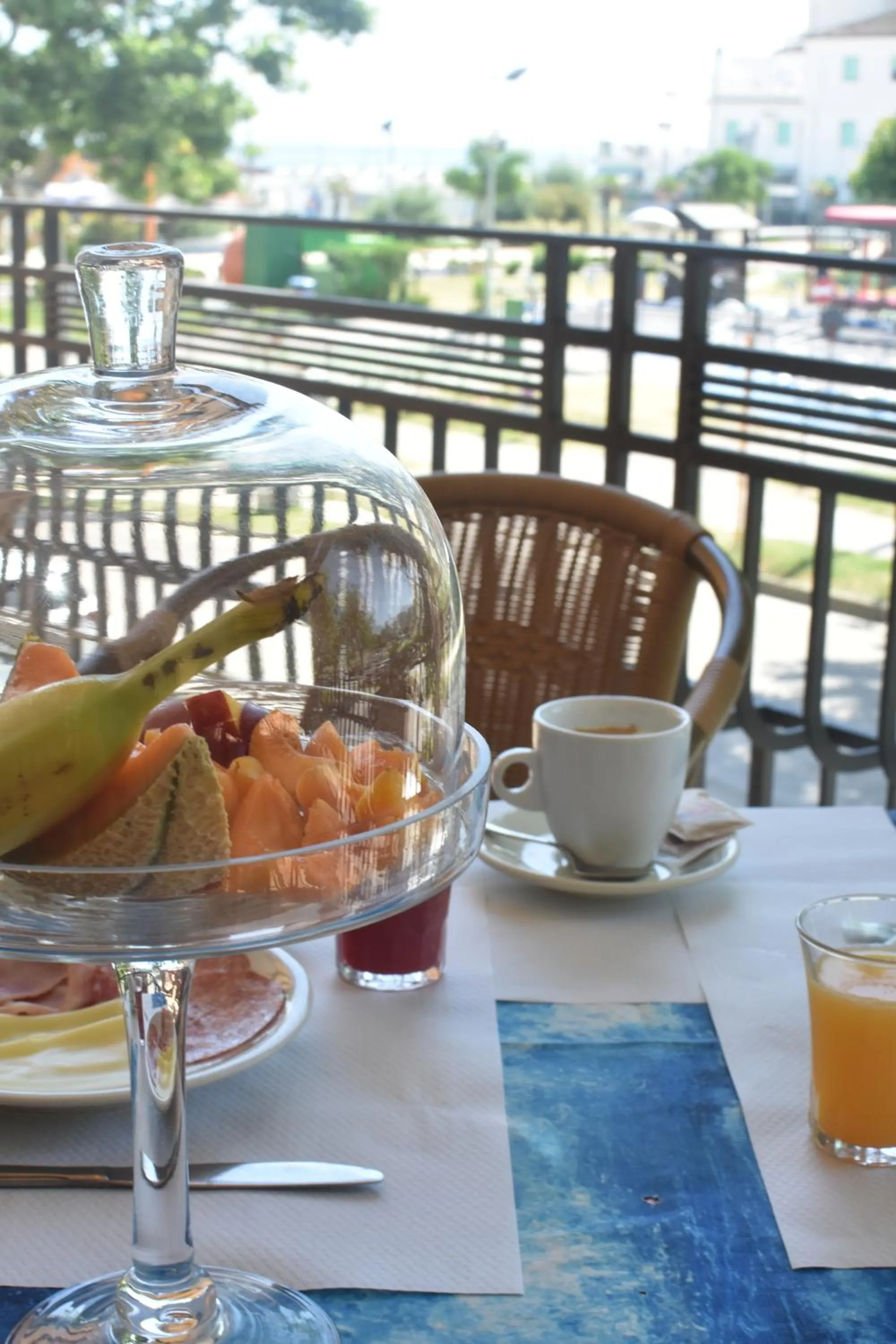 Balcony/Terrace in Hotel Bristol - a 30 mt dalla spiaggia