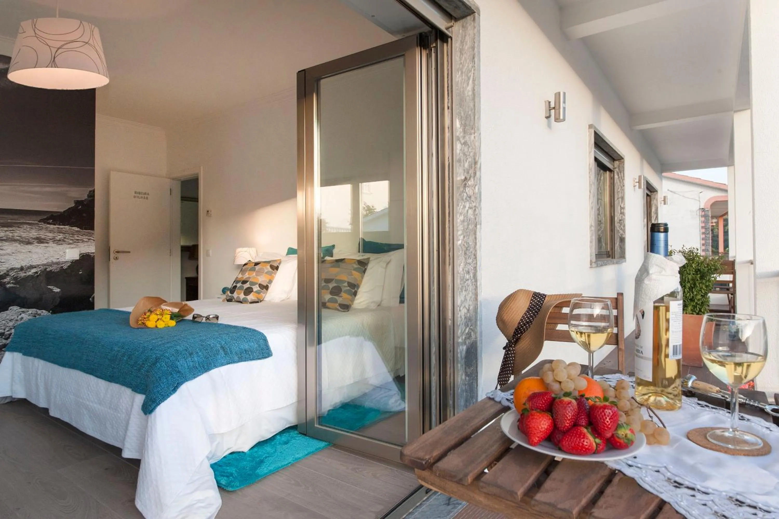 Balcony/Terrace, Bed in Beachouse - Surf, Bed & Breakfast