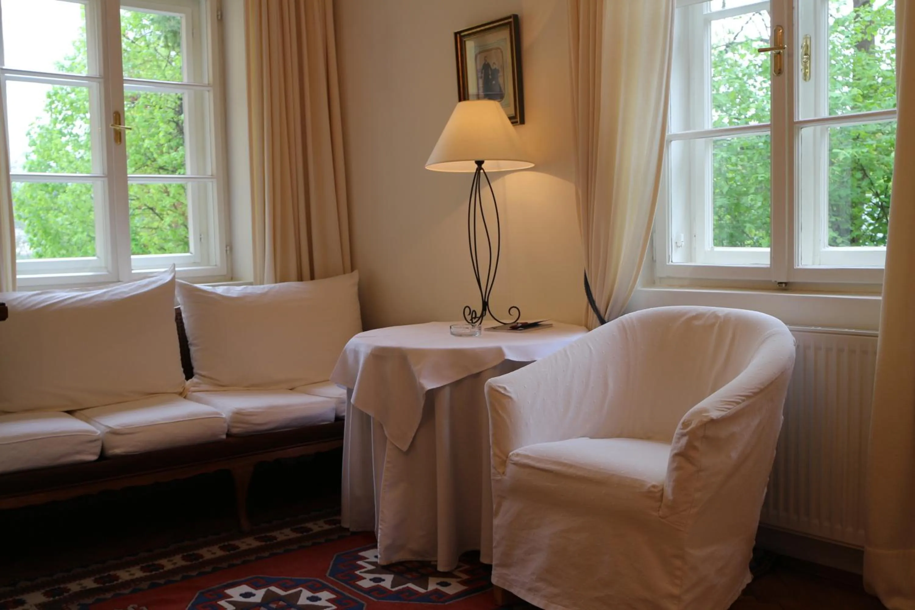 Decorative detail in Hotel Seeschlößl Velden