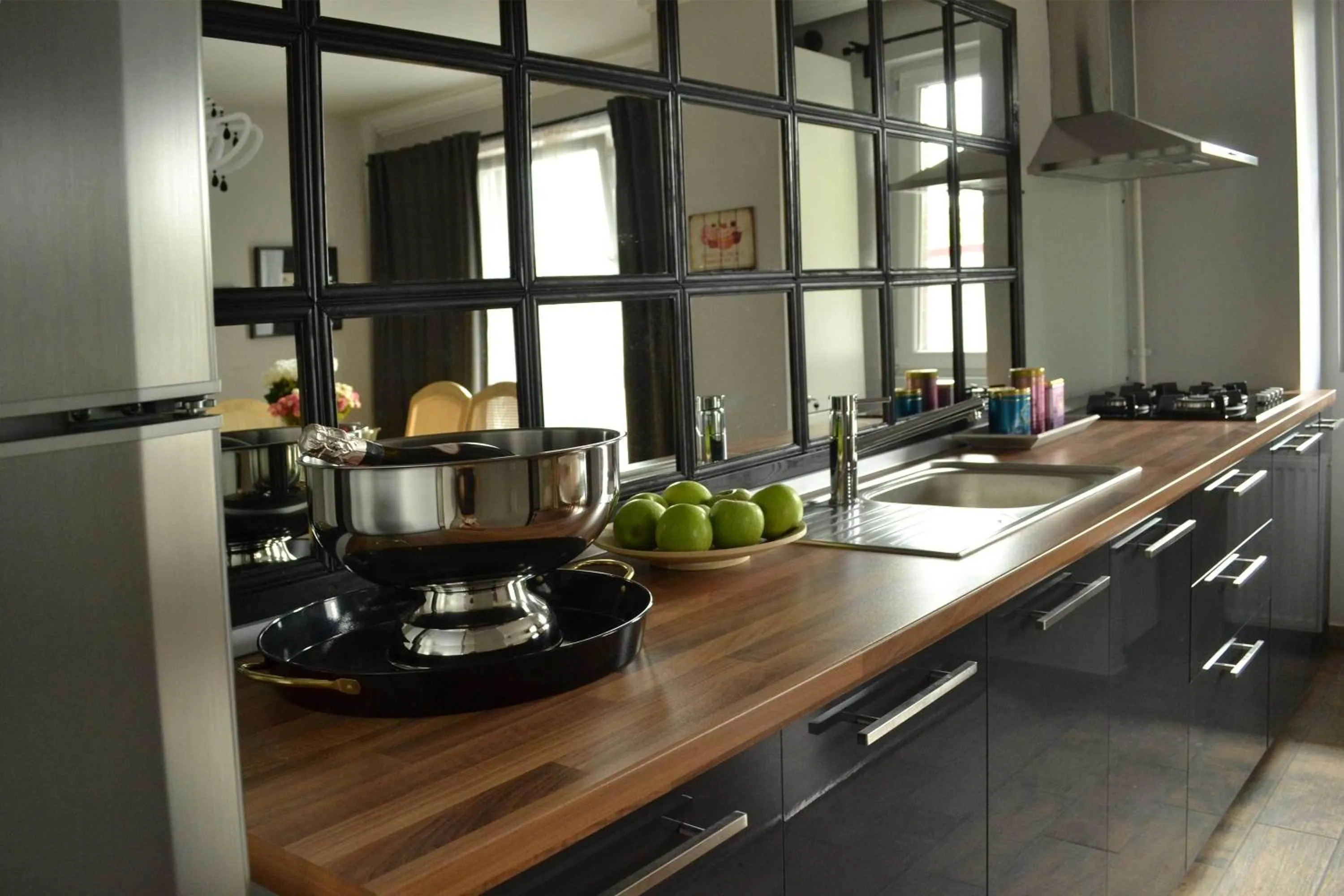 Kitchen or kitchenette in JN Boutique Apartments
