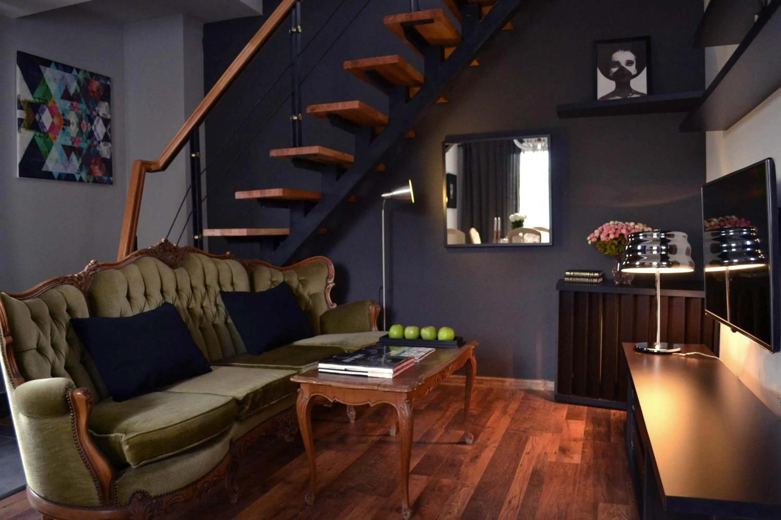 Living room in JN Boutique Apartments