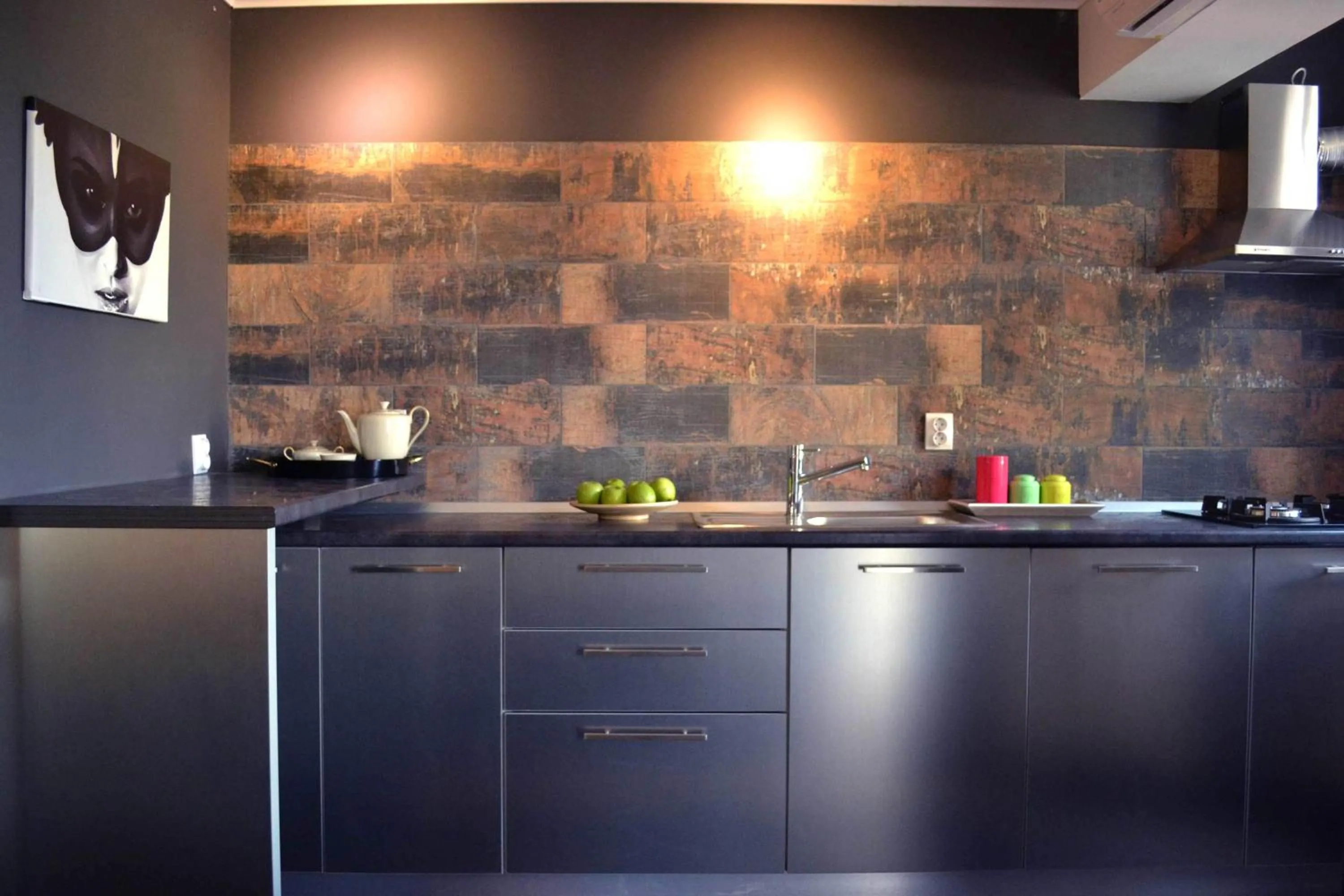 Kitchen or kitchenette in JN Boutique Apartments