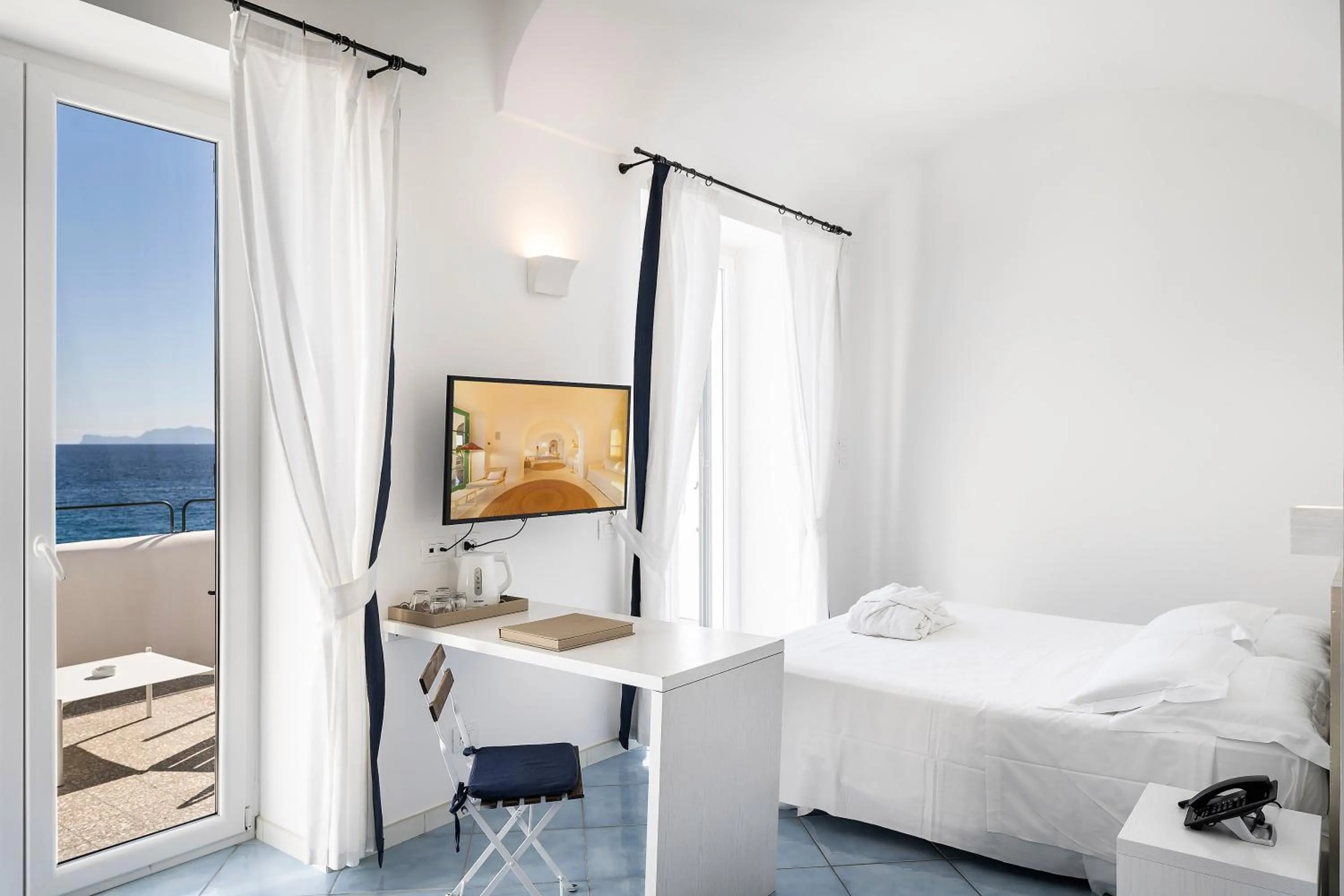 Bed in Miramare Sea Resort & Spa