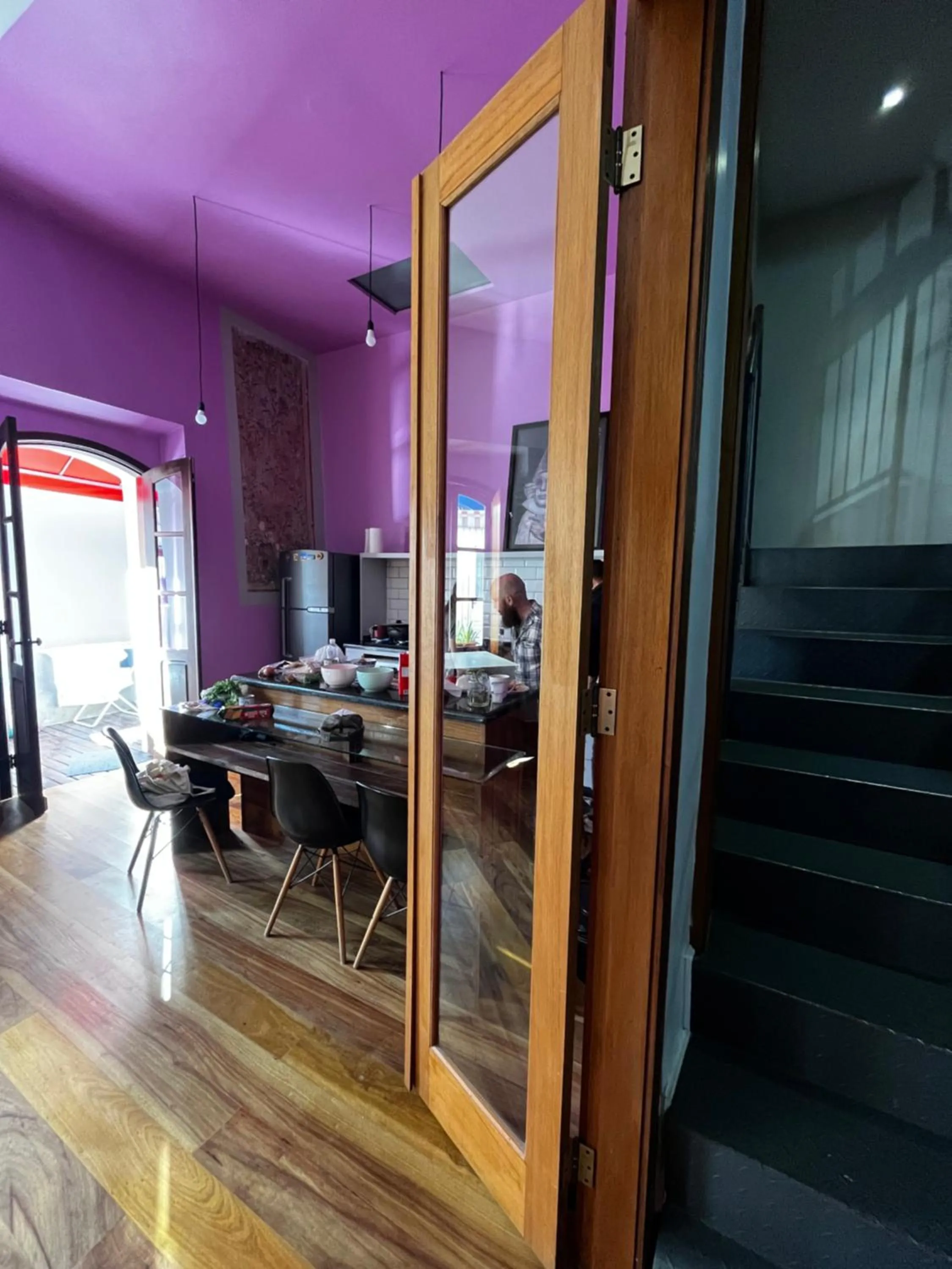 Dining area in Hostel Matilda
