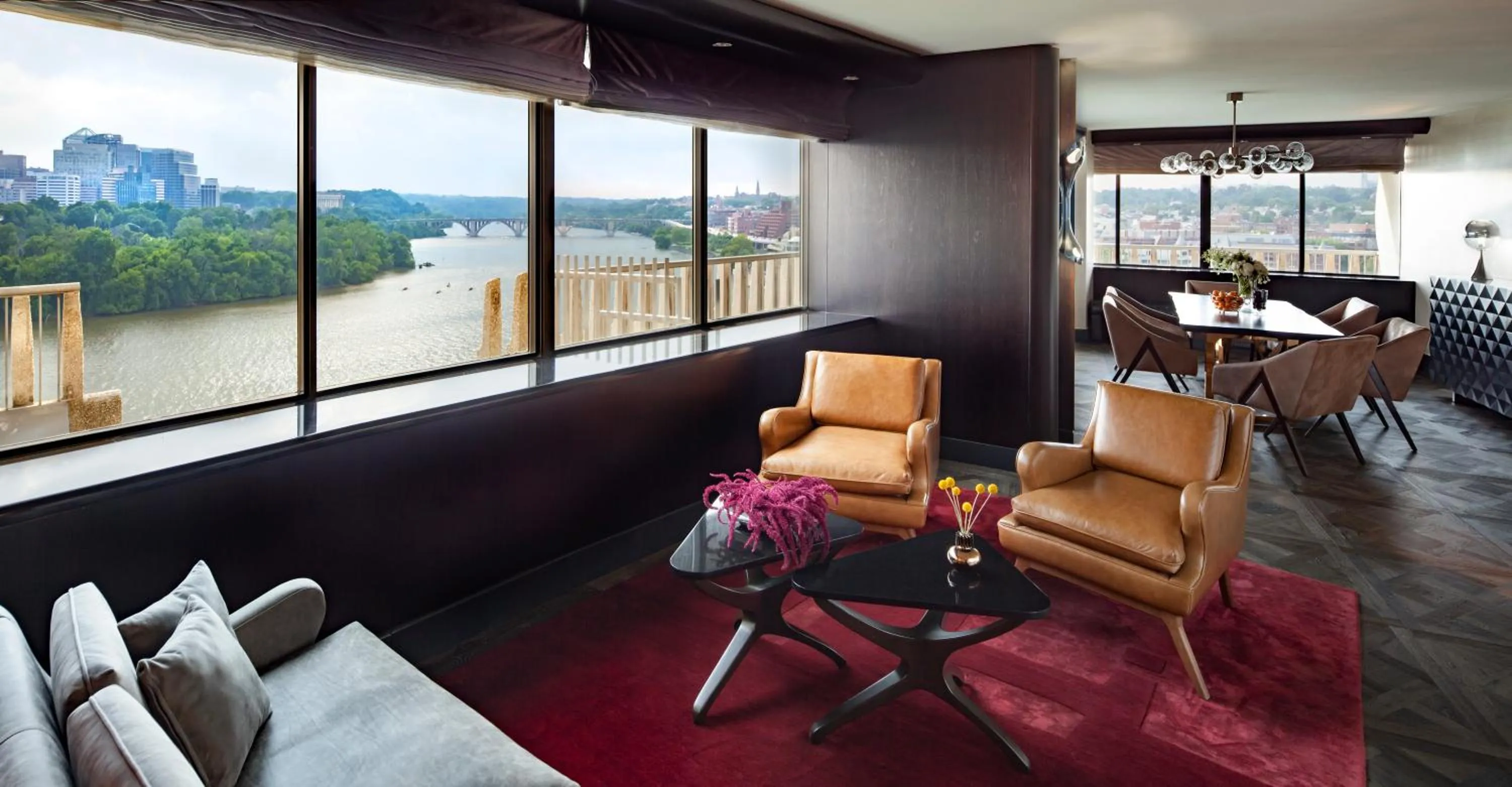 Living room in The Watergate Hotel Georgetown