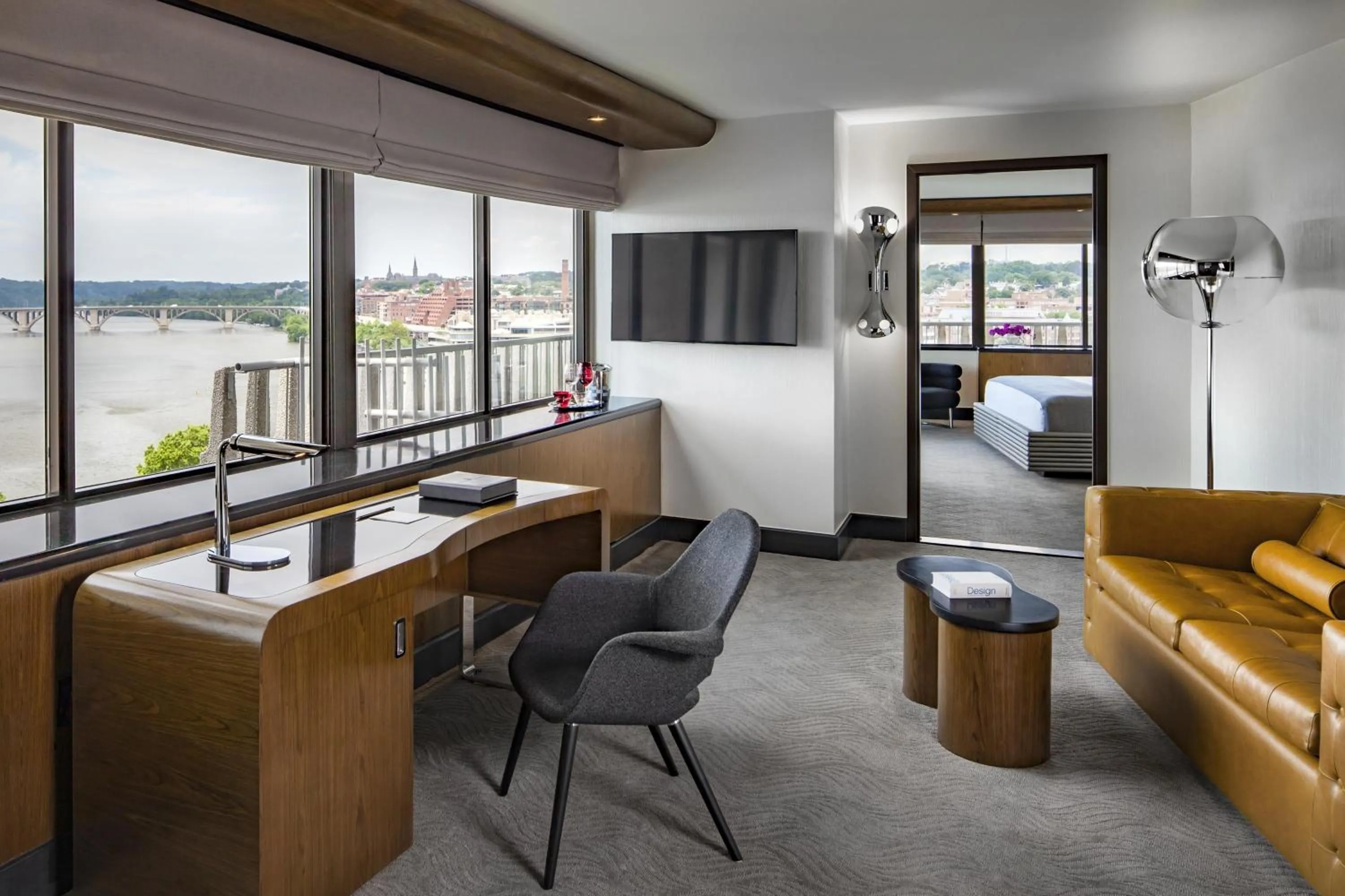 Seating area in The Watergate Hotel Georgetown