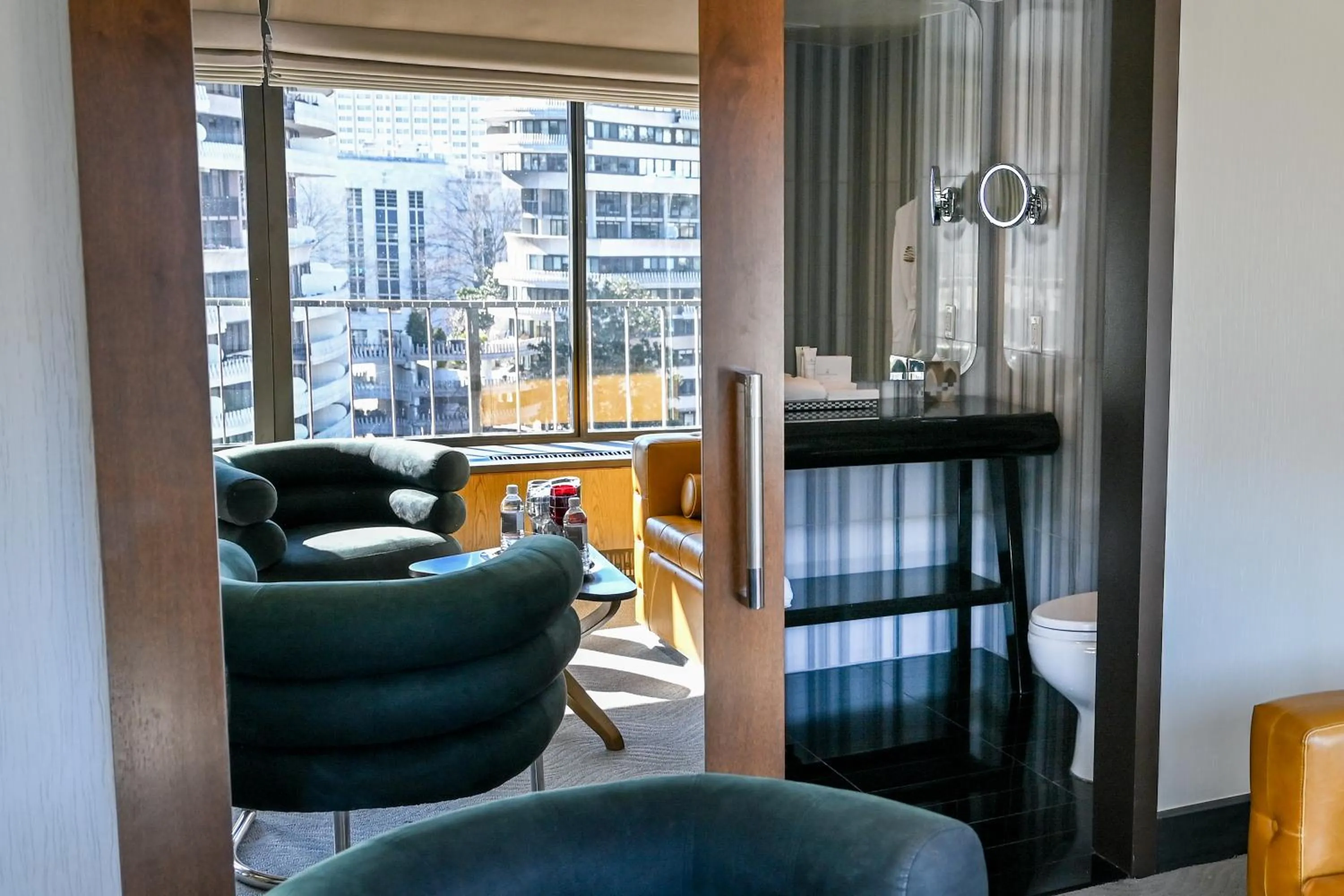 Living room in The Watergate Hotel Georgetown