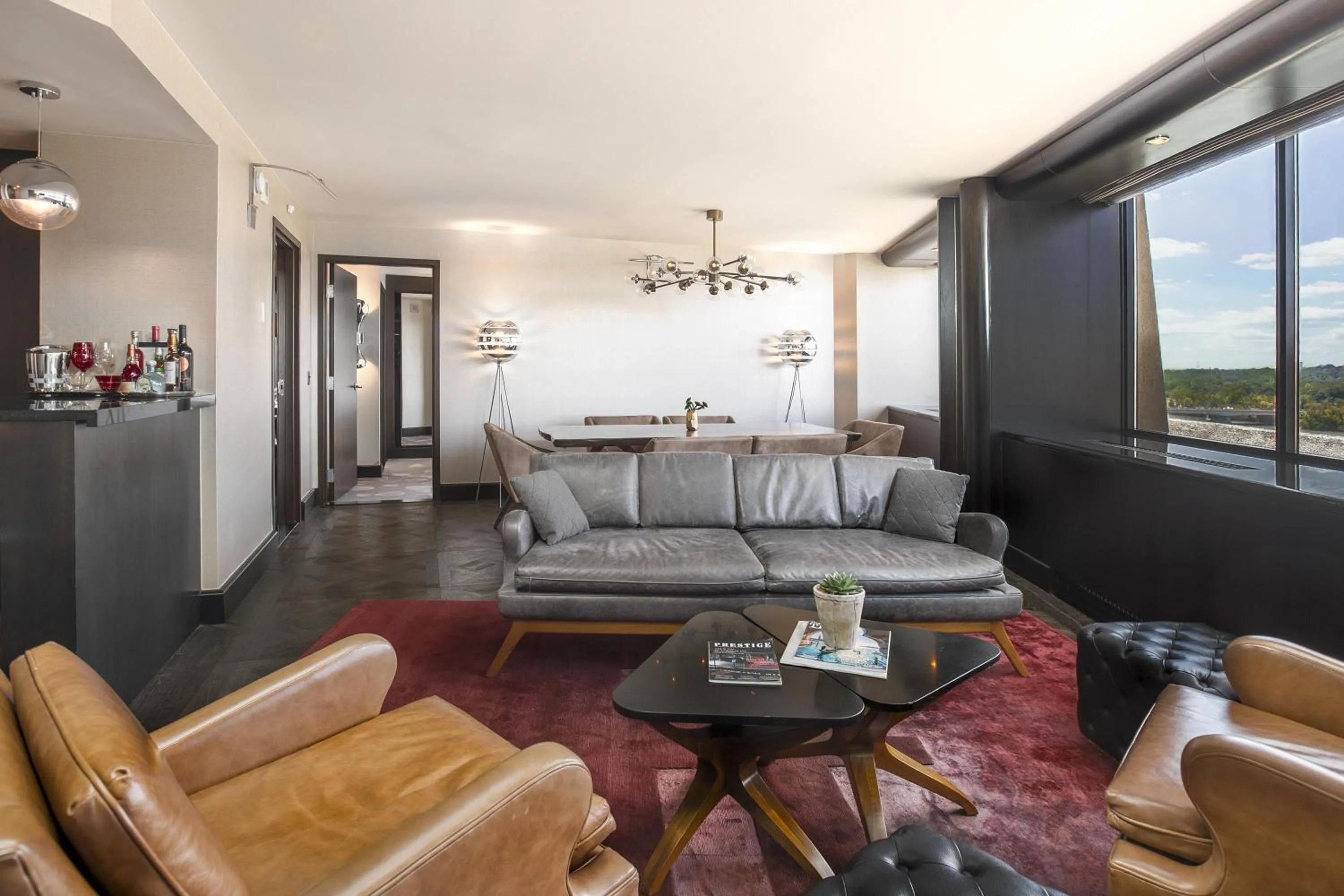 Living room in The Watergate Hotel Georgetown