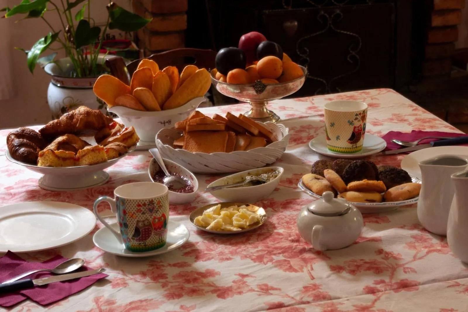 Italian breakfast in Cà Morari