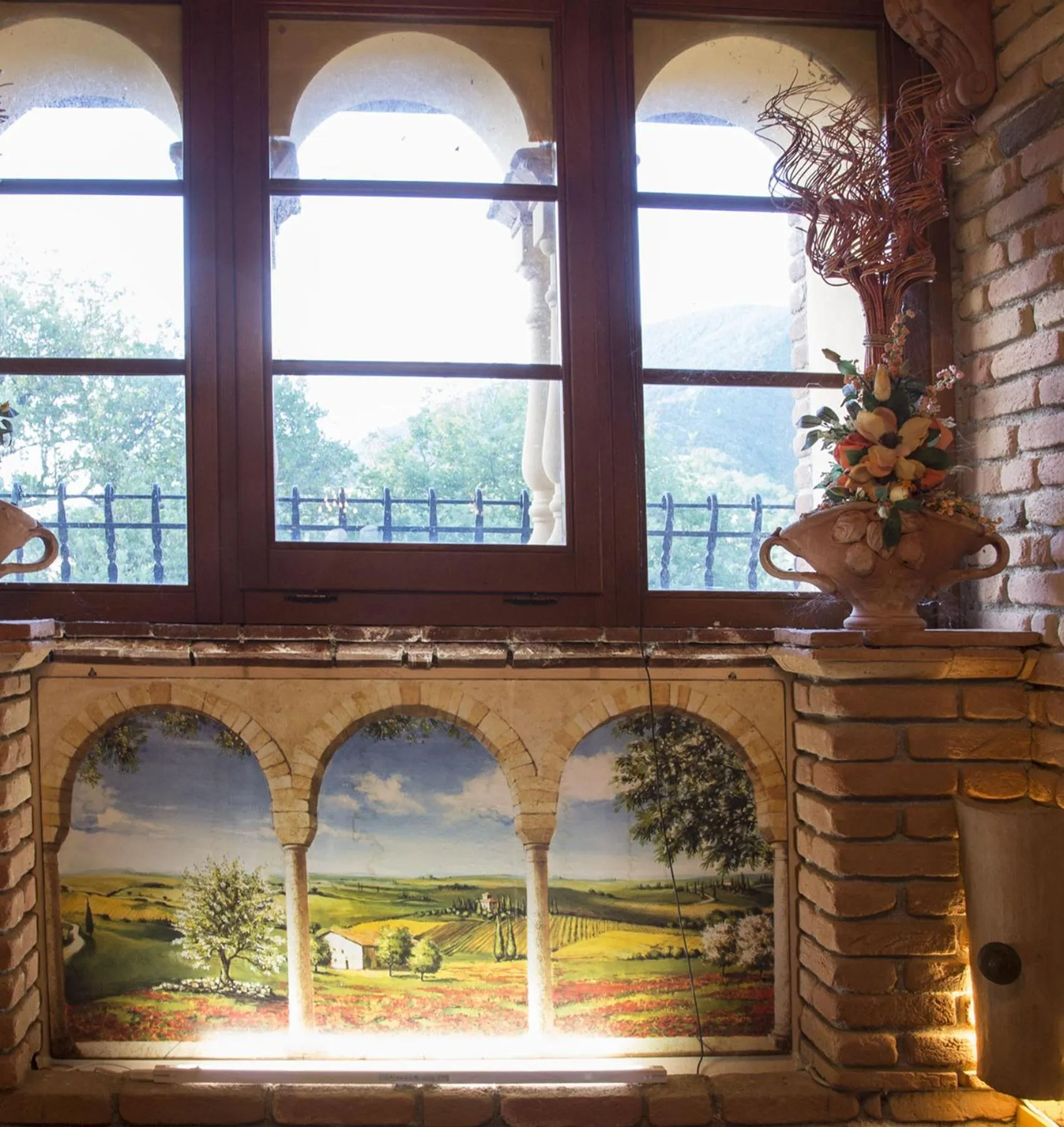 Decorative detail in La Castellaia Resort