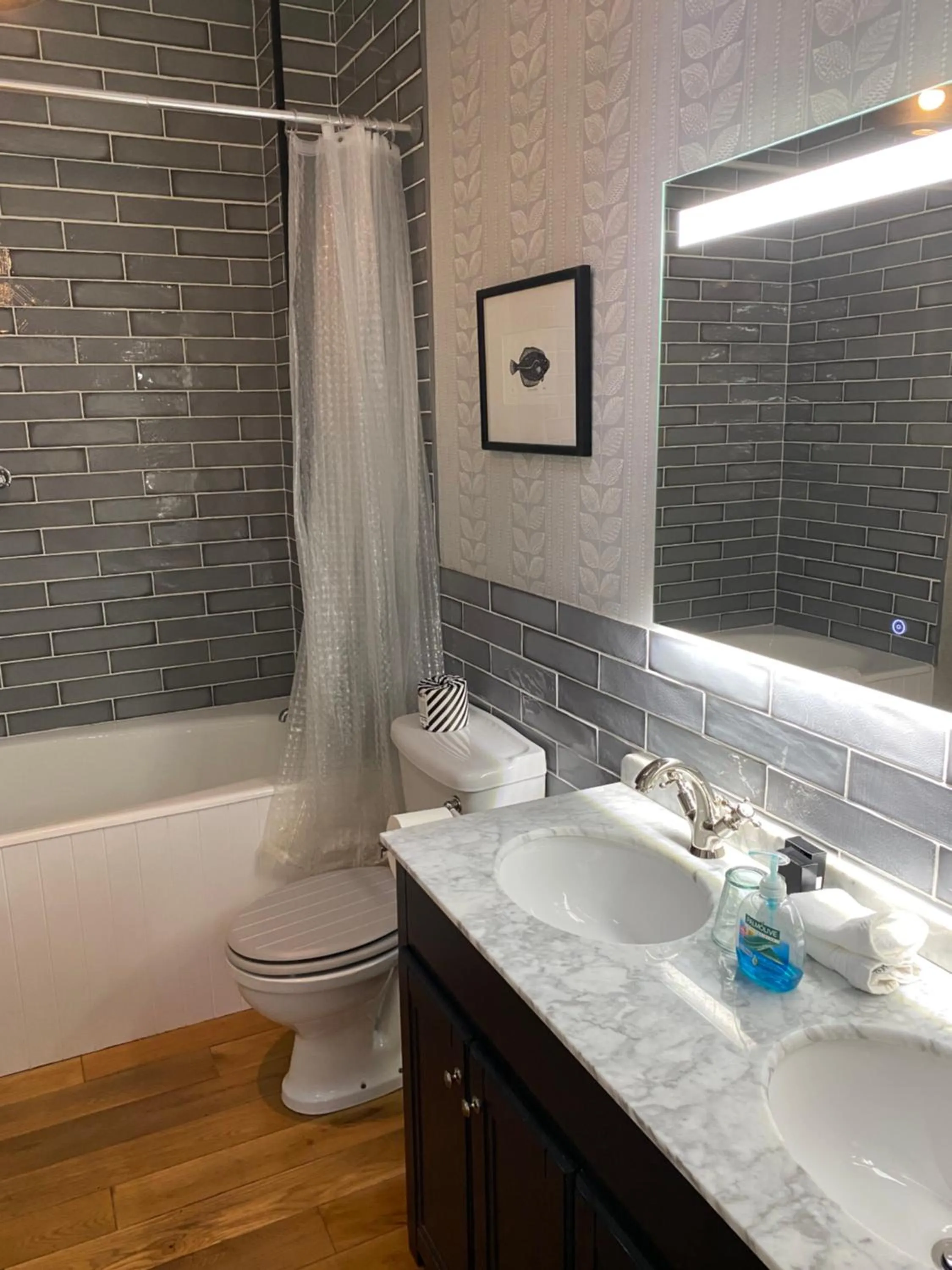 Bathroom in Glengorm Castle