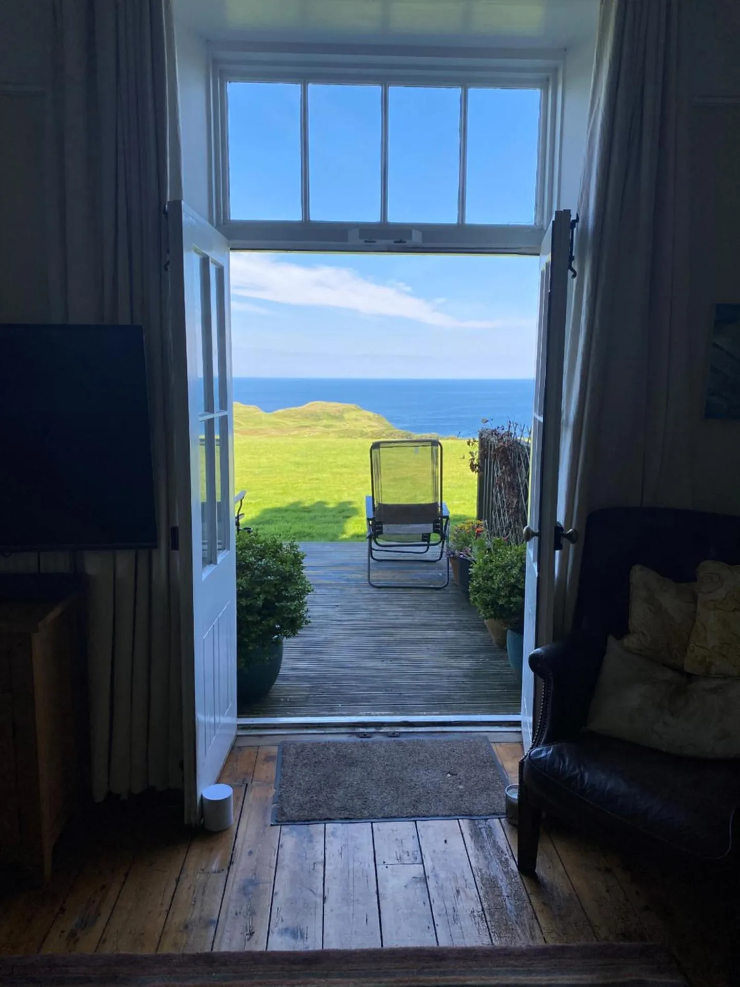 Sea view in Glengorm Castle