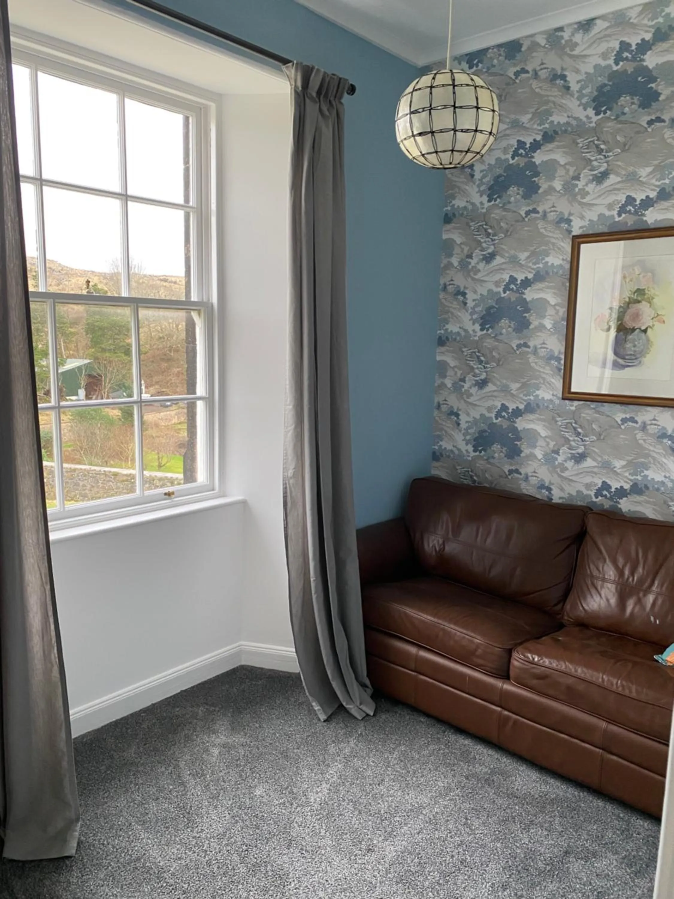 Seating area in Glengorm Castle