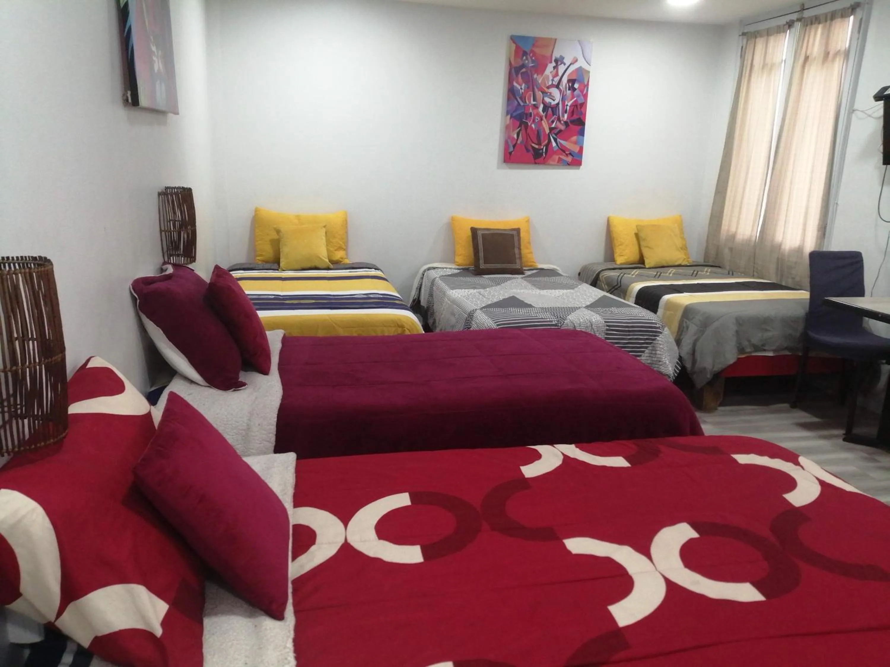 Bed in hostal mancora