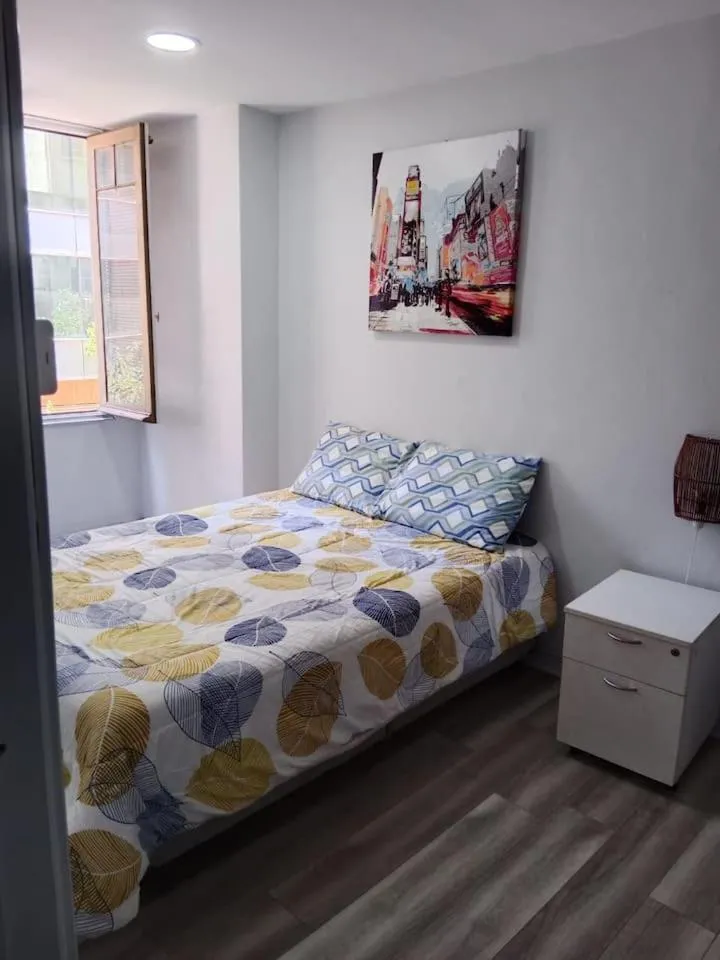 Bedroom, Bed in hostal mancora