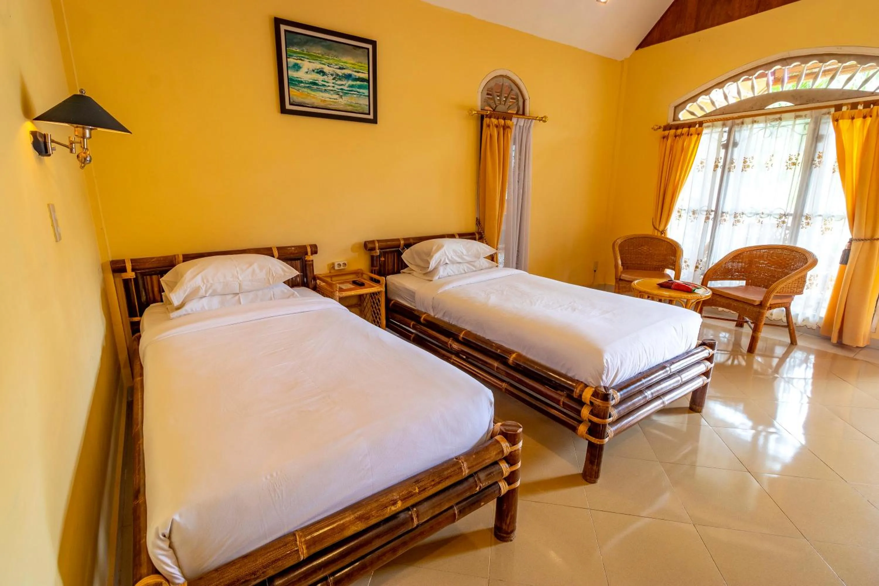 Bed in Tabo Cottages