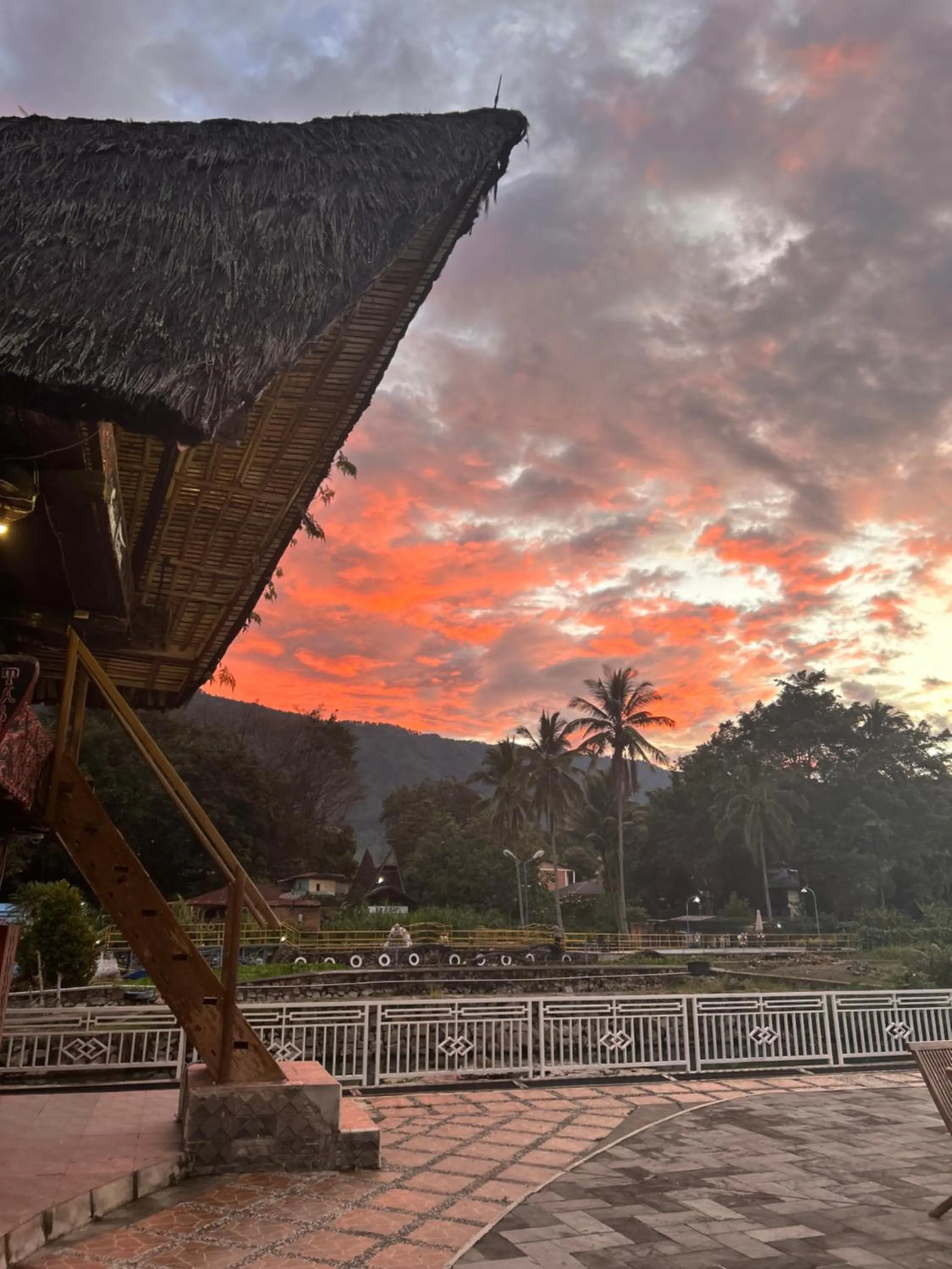 Sunset in Tabo Cottages