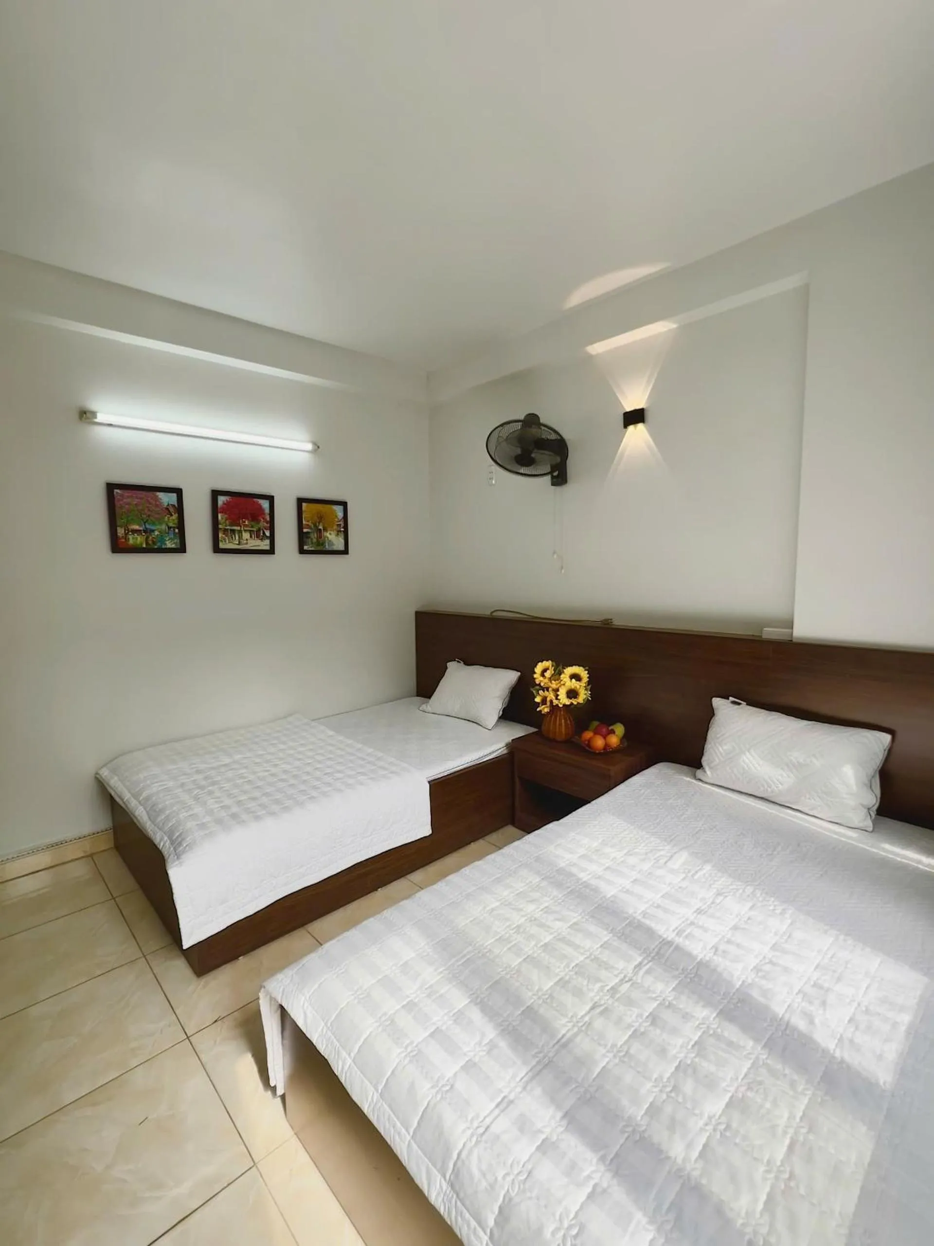 Bed in Noi Bai Sunflower Hotel