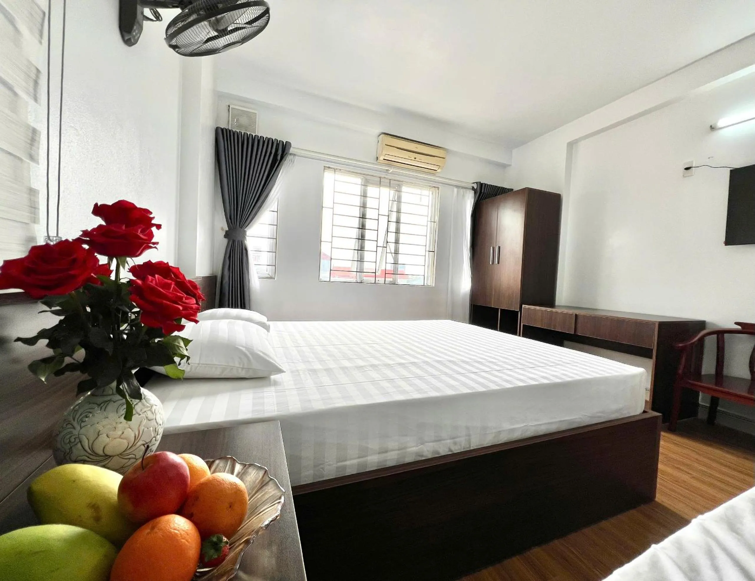 Bed in Noi Bai Sunflower Hotel