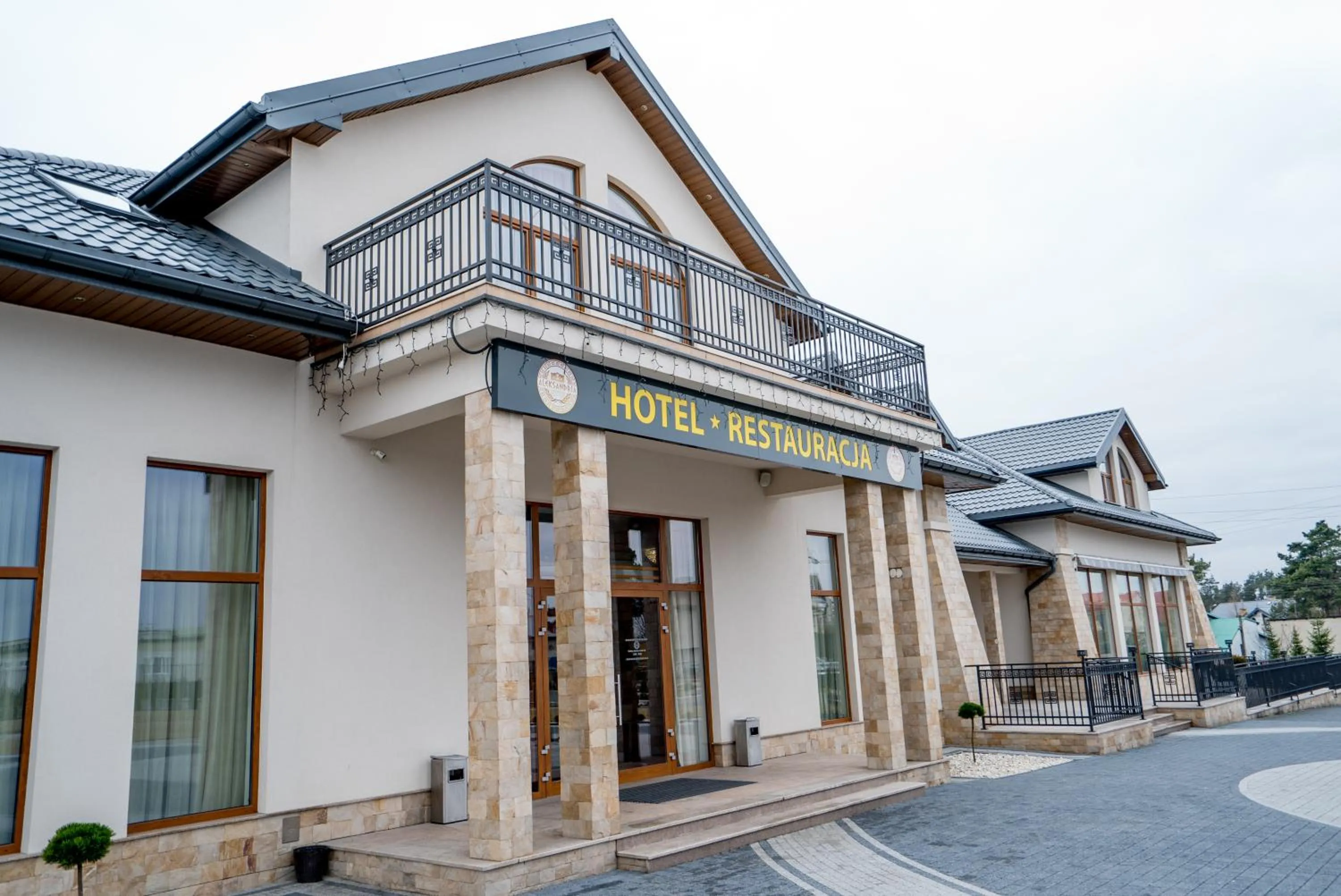 Property building in Hotel Aleksandria