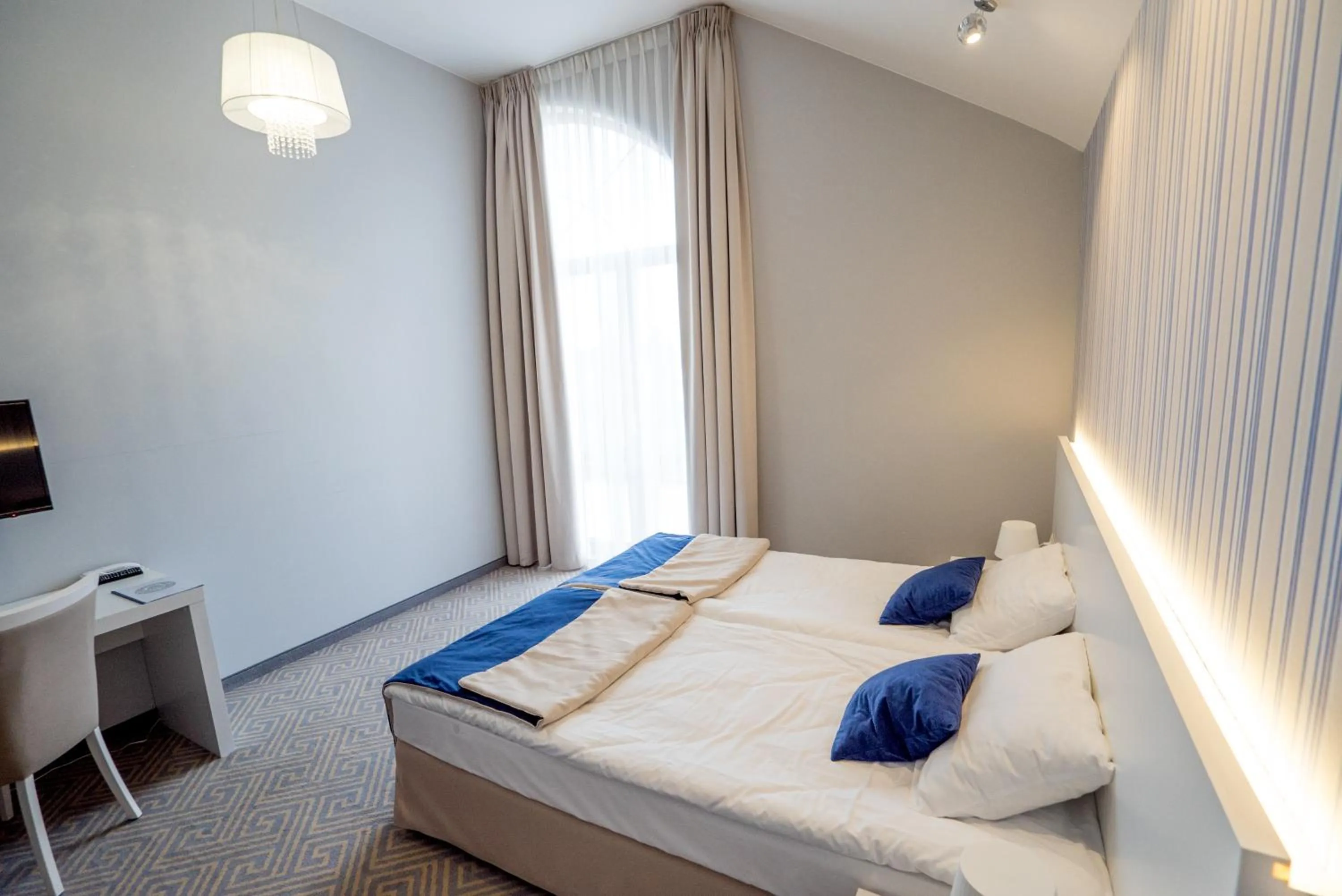 Bed in Hotel Aleksandria