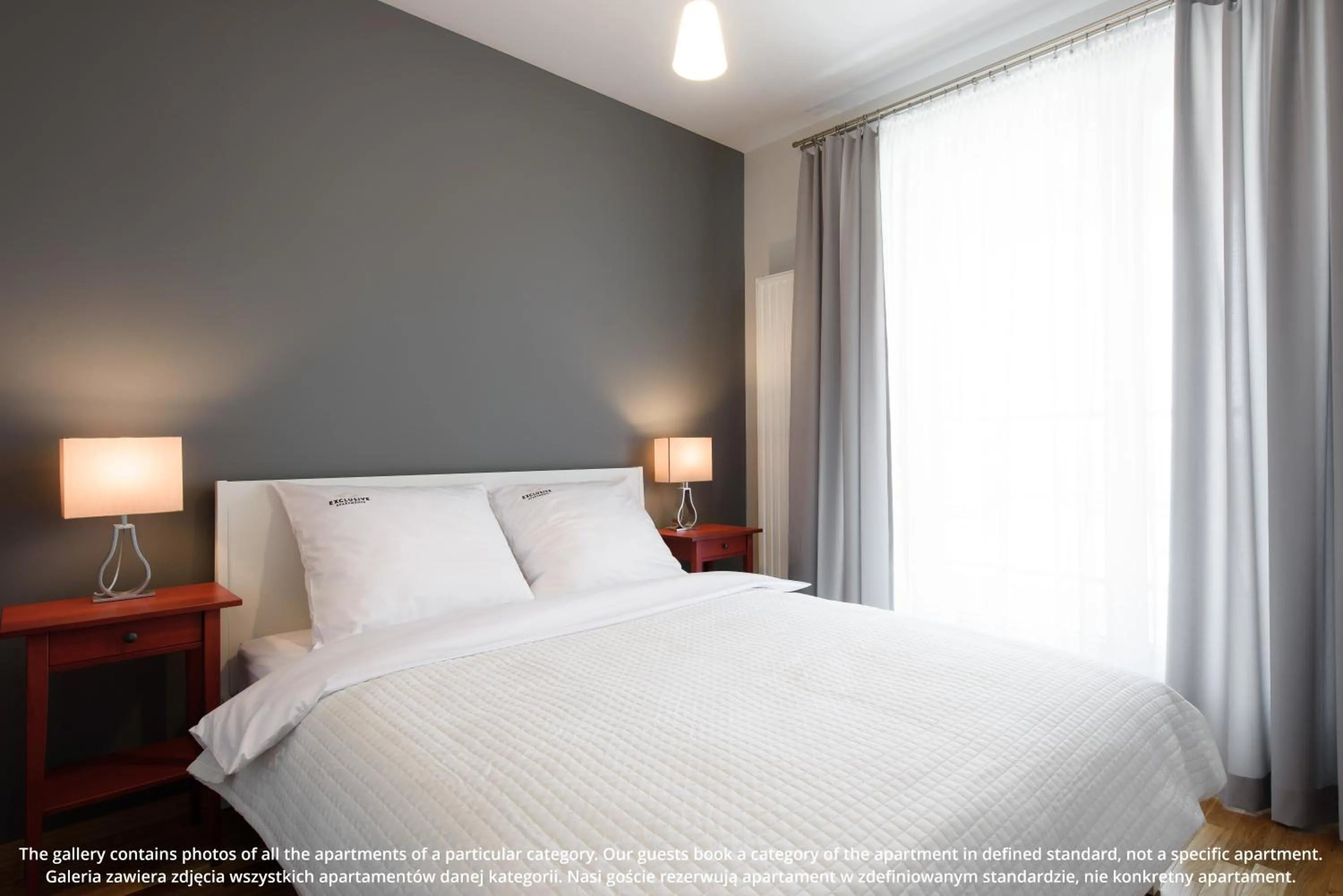 Bed in EXCLUSIVE Aparthotel Kraków Browar Lubicz