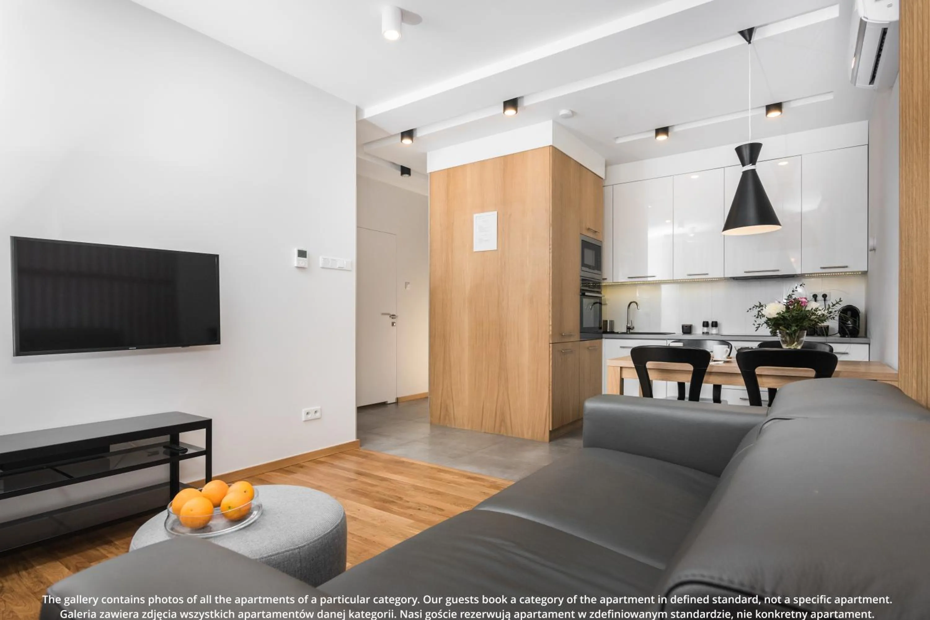 Kitchen or kitchenette in EXCLUSIVE Aparthotel Kraków Browar Lubicz