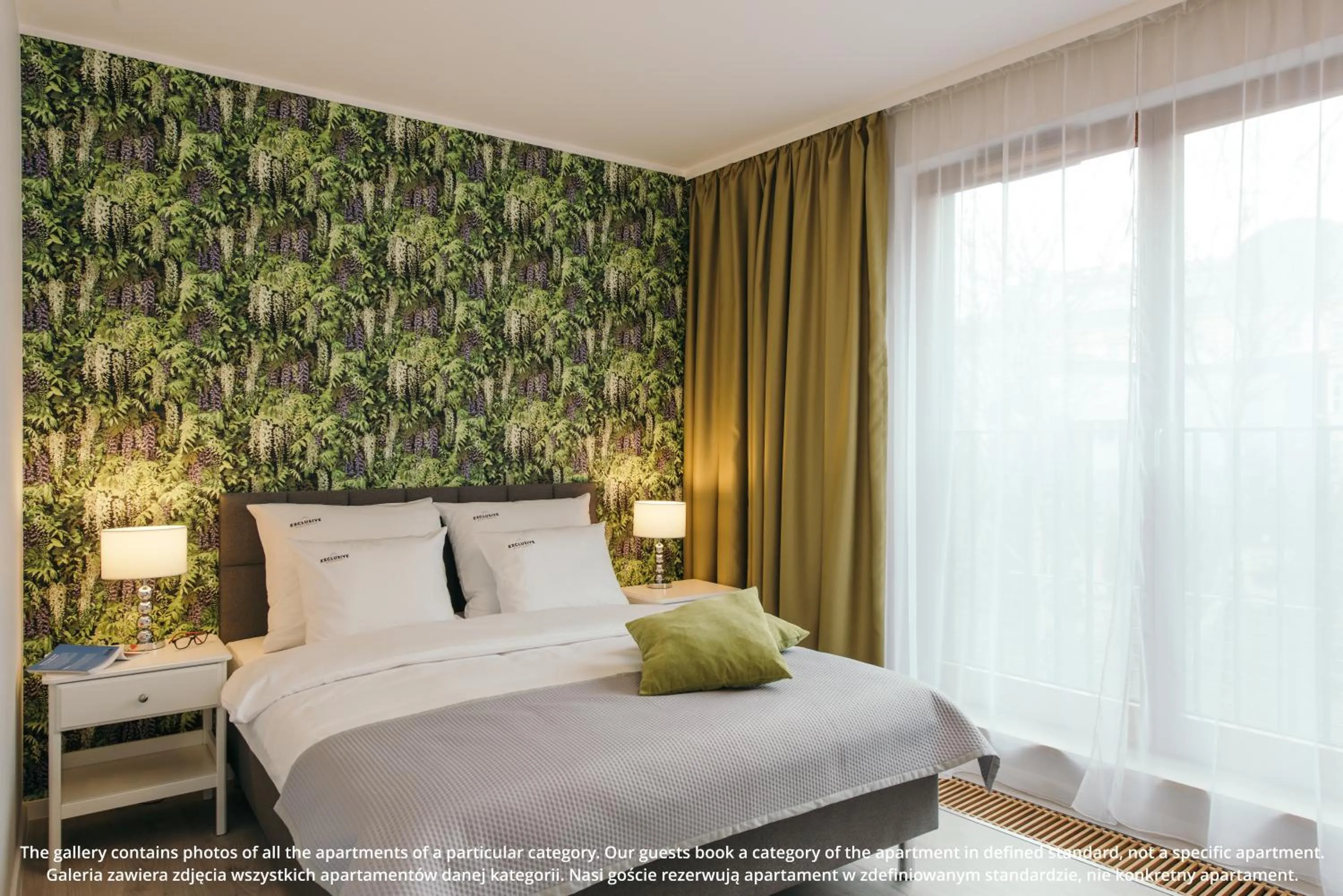 Bed in EXCLUSIVE Aparthotel Kraków Browar Lubicz