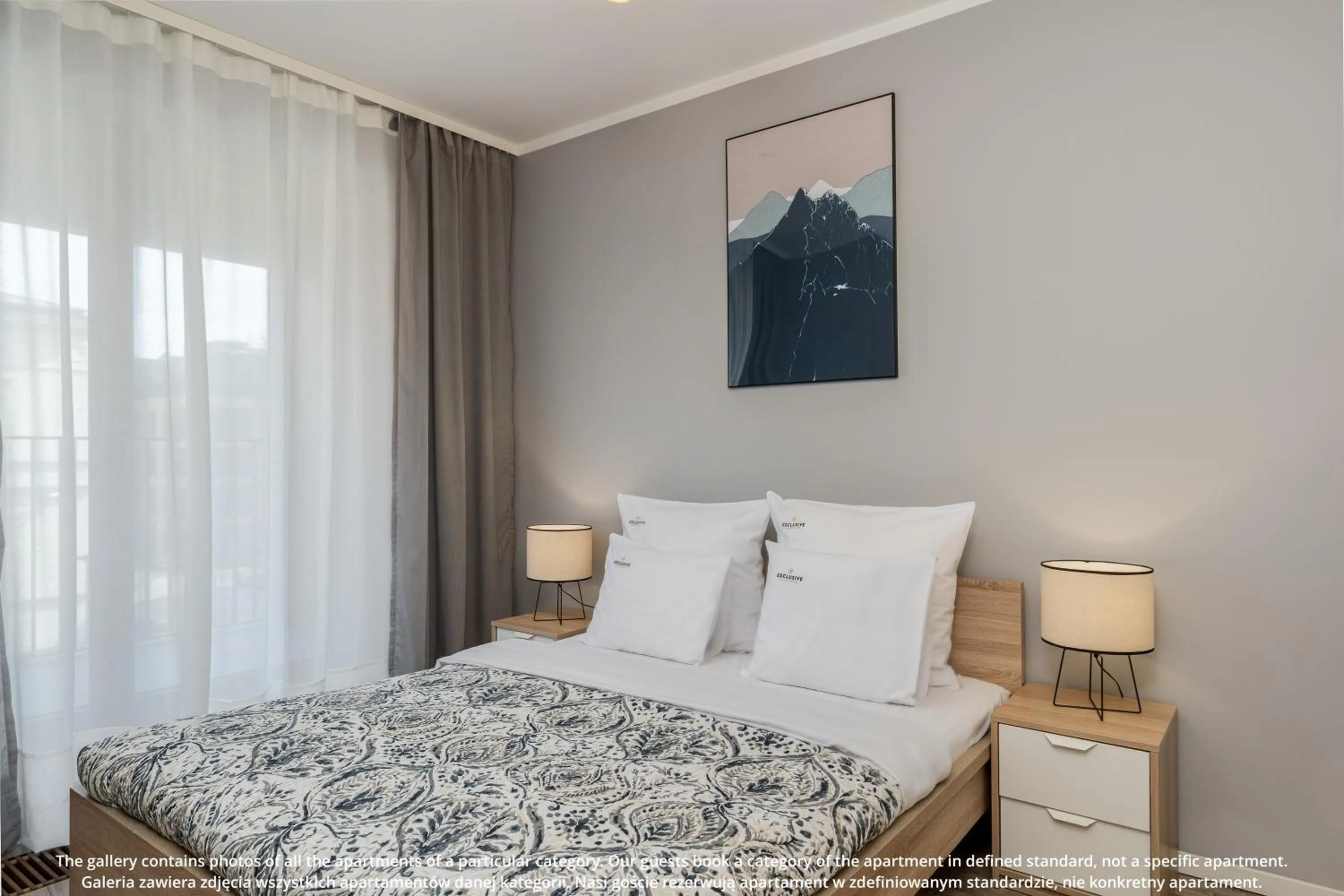 Bedroom in EXCLUSIVE Aparthotel Kraków Browar Lubicz