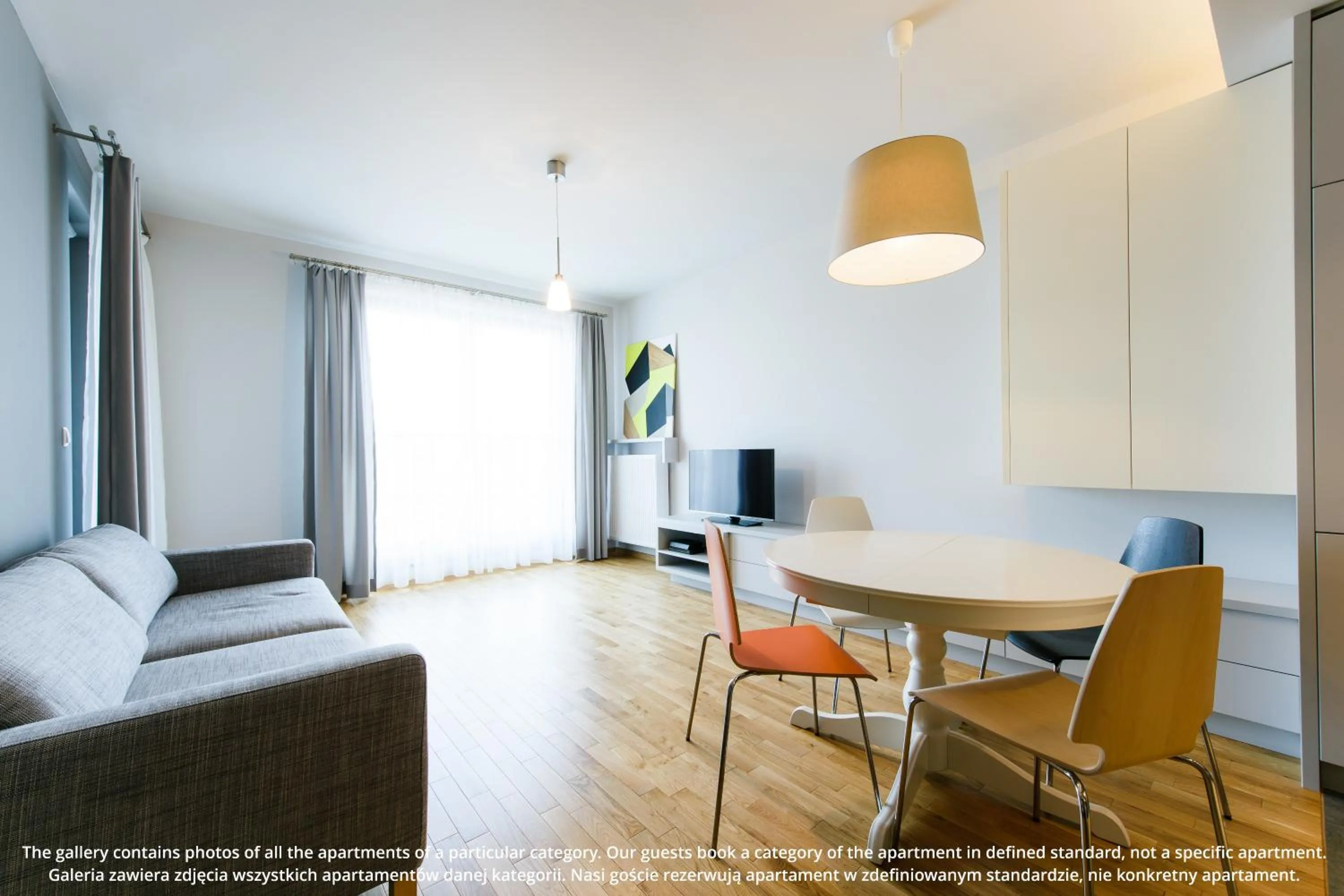 Living room in EXCLUSIVE Aparthotel Kraków Browar Lubicz