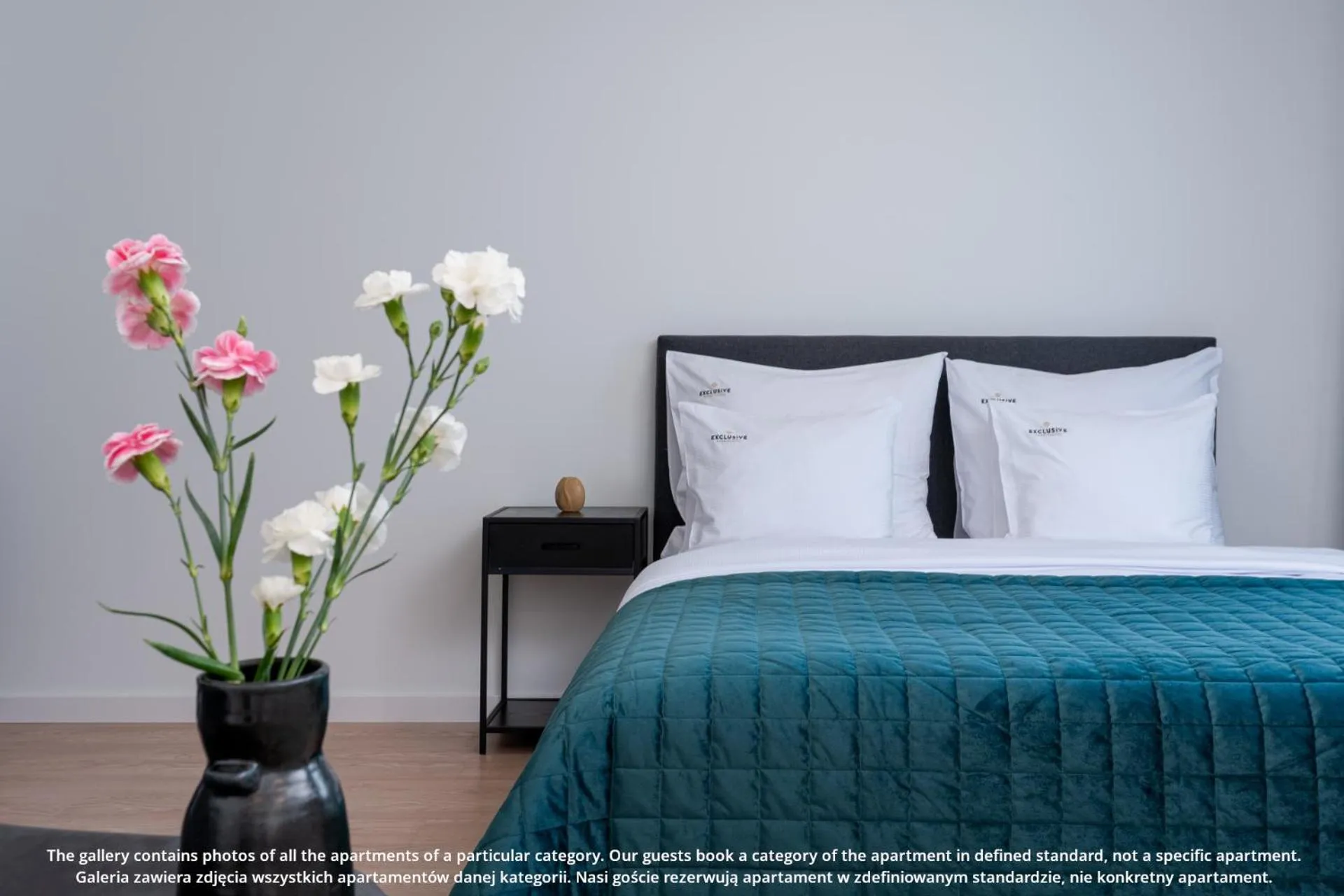 Bed in EXCLUSIVE Aparthotel Kraków Browar Lubicz