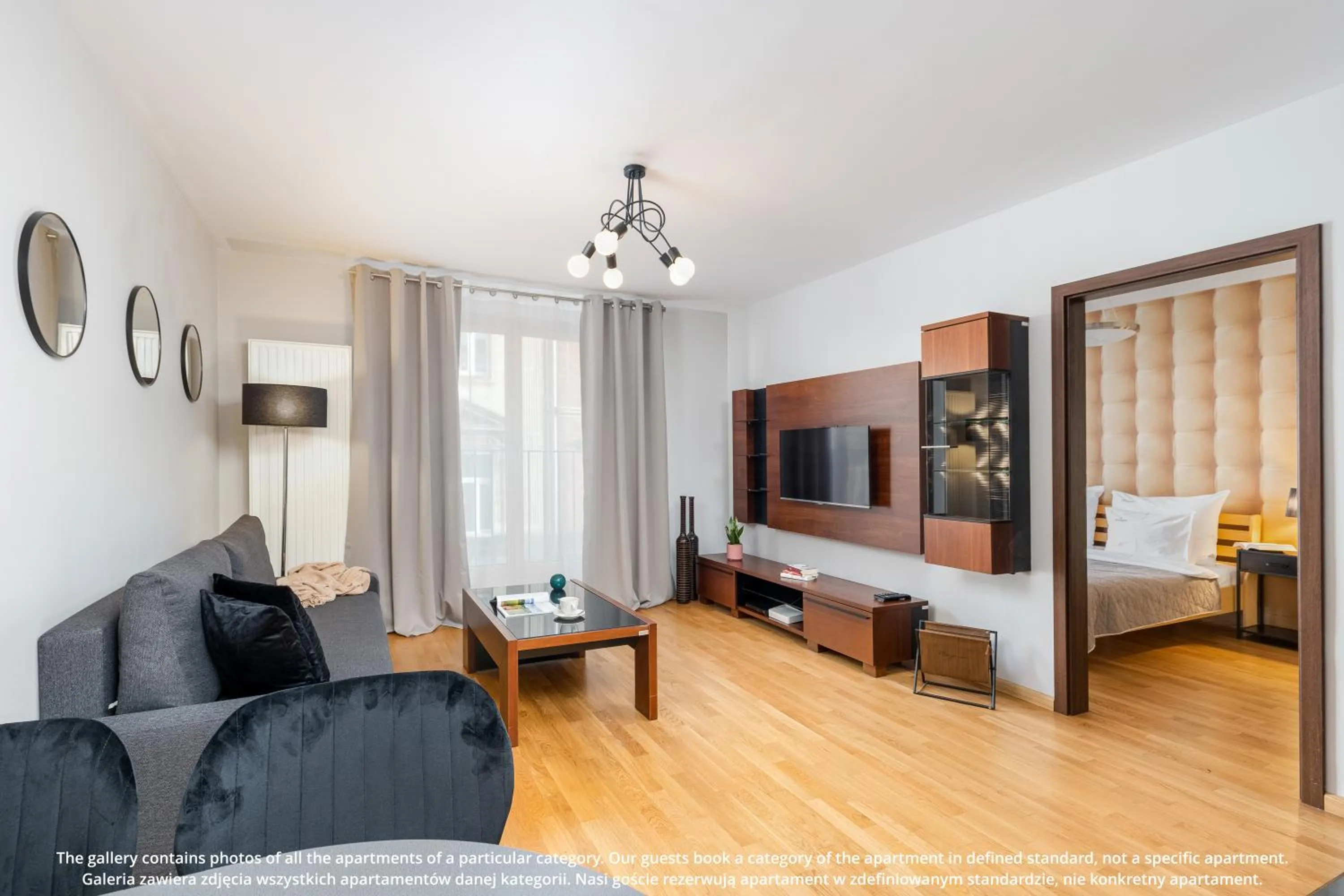 Photo of the whole room in EXCLUSIVE Aparthotel Kraków Browar Lubicz