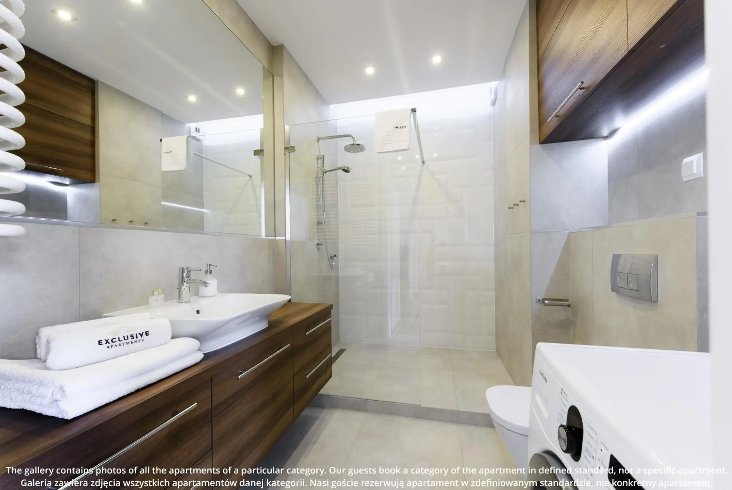 Shower in EXCLUSIVE Aparthotel Kraków Browar Lubicz Shower in EXCLUSIVE Aparthotel Kraków Browar Lubicz